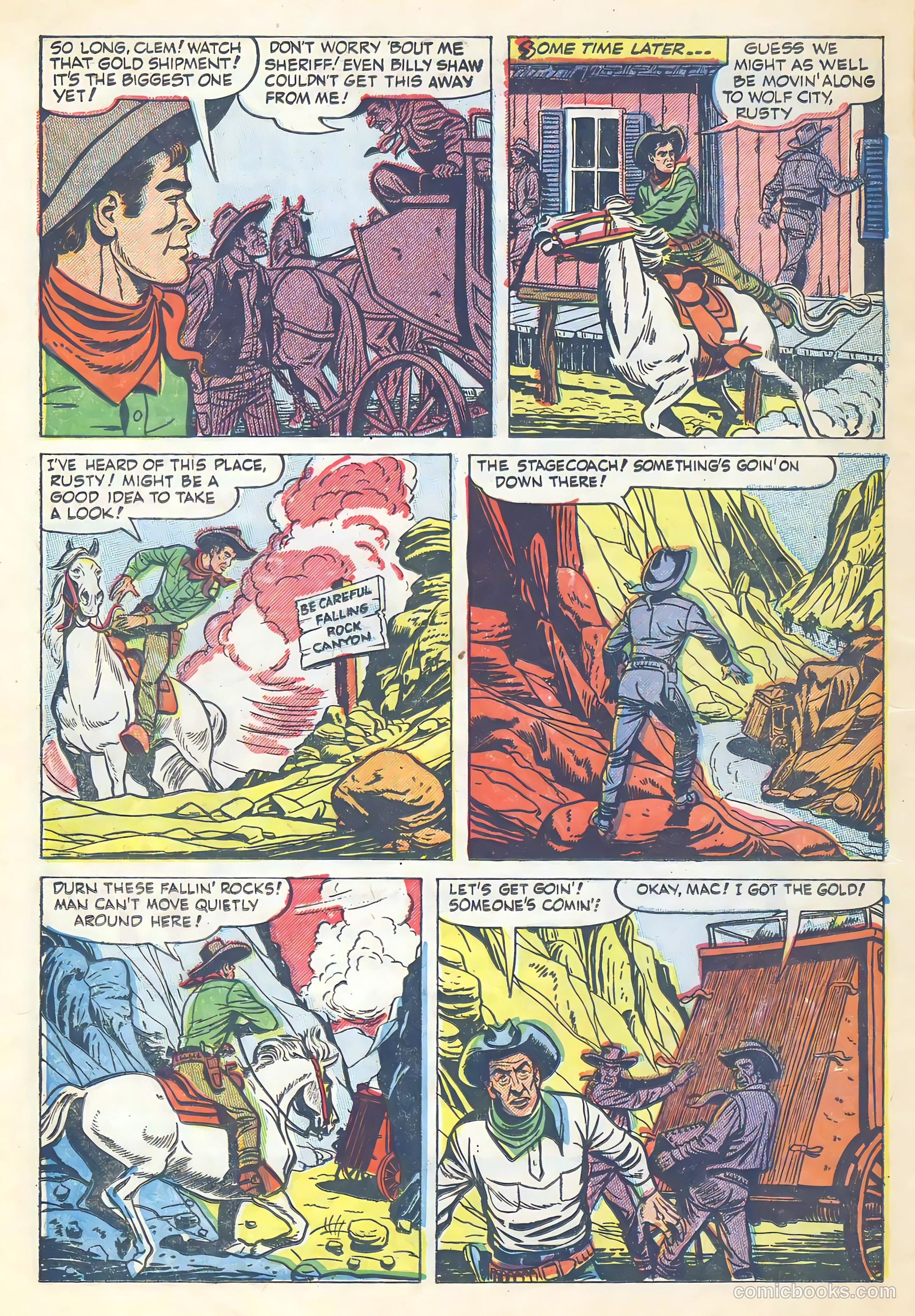 Return of the Outlaw #6 (1955) — page 16 of 36