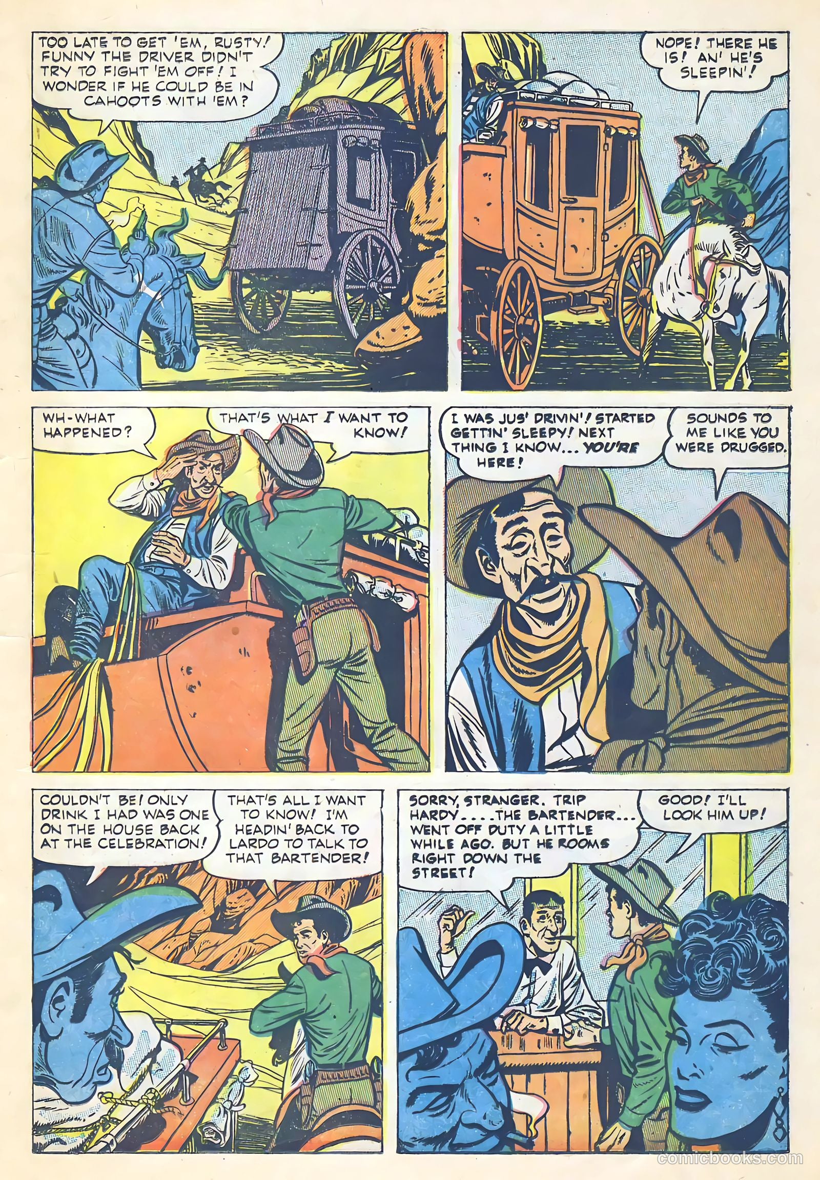 Return of the Outlaw #6 (1955) — page 17 of 36