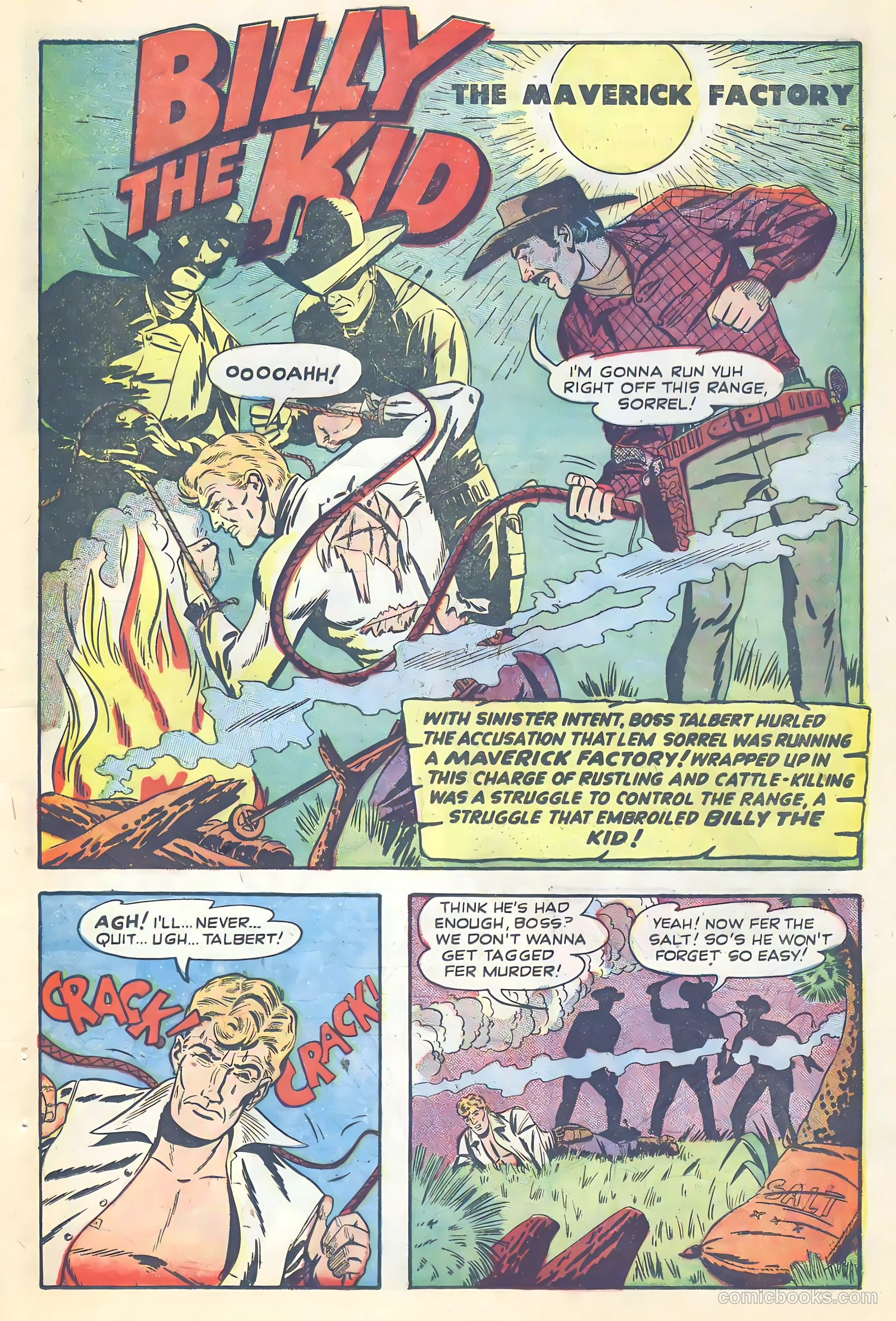 Return of the Outlaw #6 (1955) — page 23 of 36