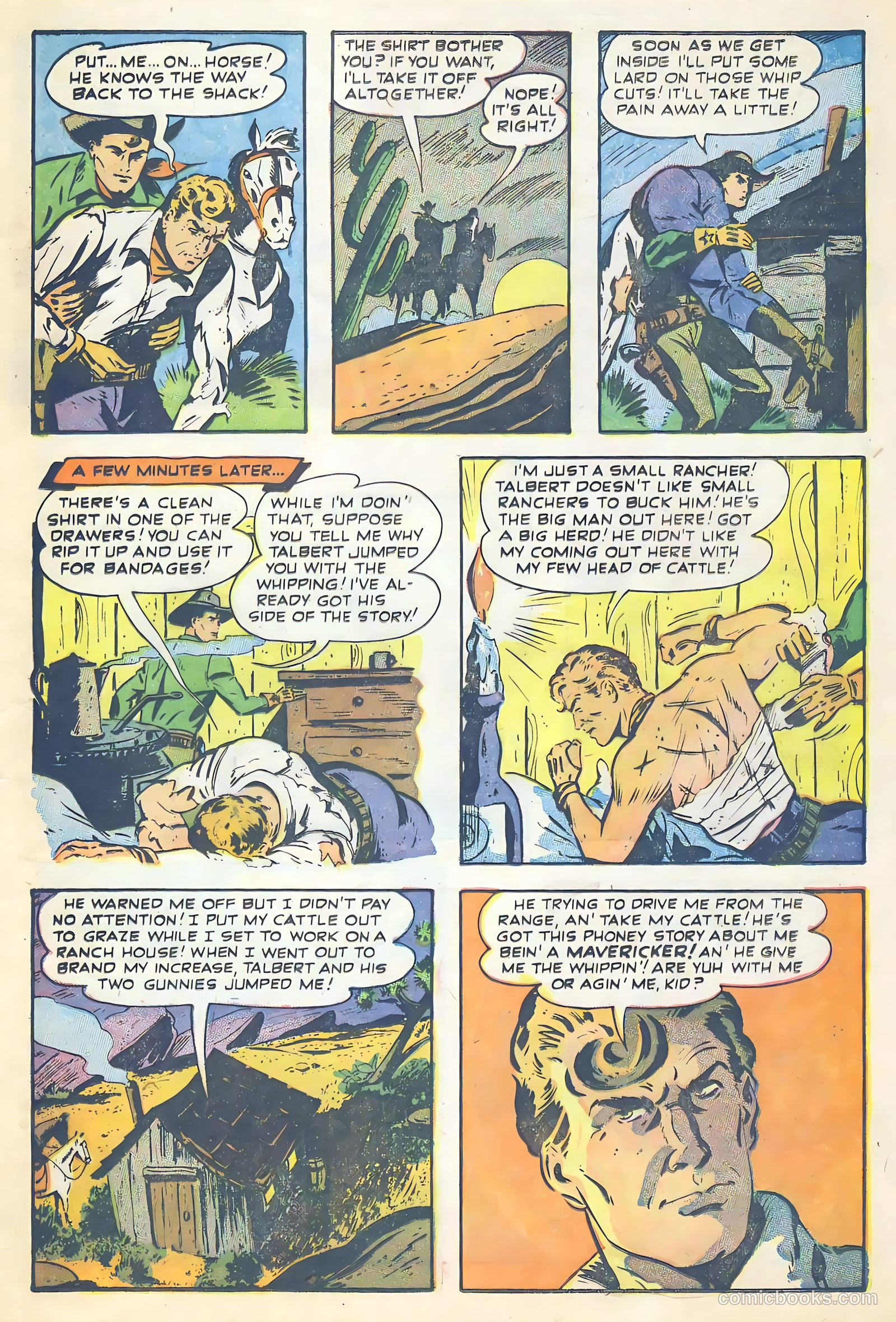 Return of the Outlaw #6 (1955) — page 25 of 36