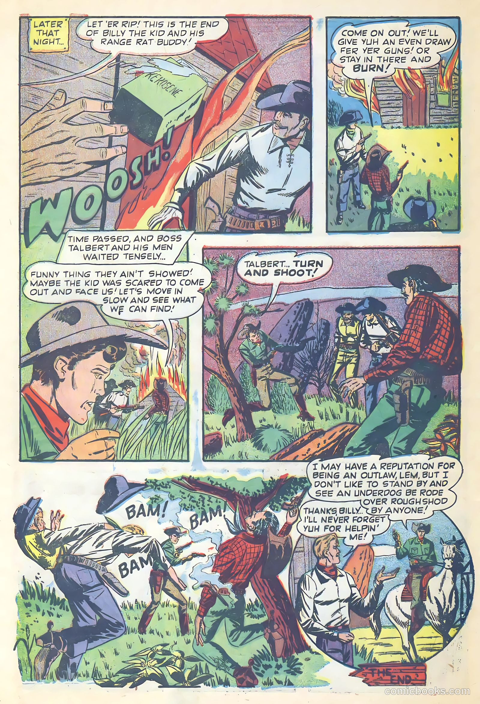 Return of the Outlaw #6 (1955) — page 30 of 36