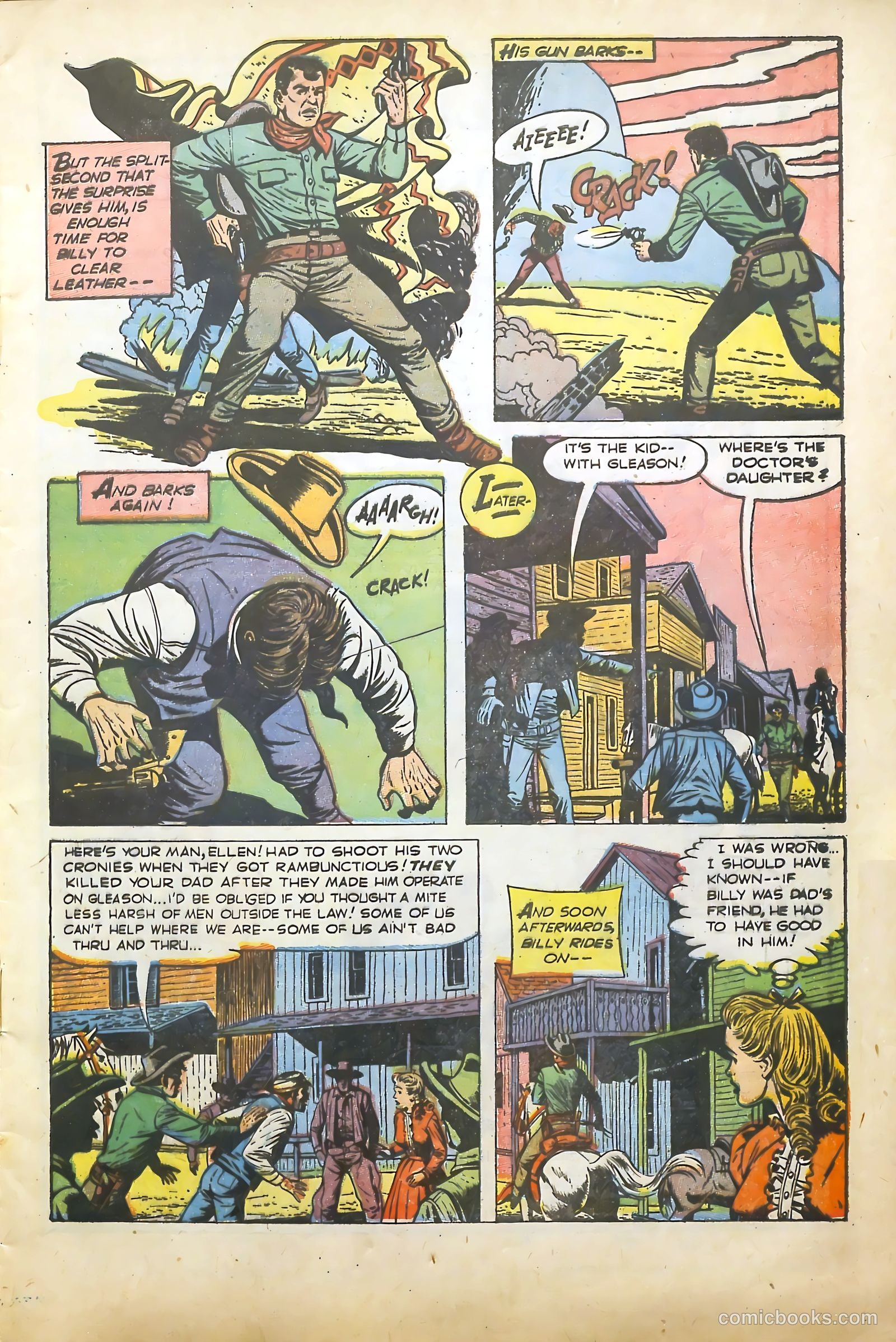 Return of the Outlaw #7 (1955) — page 9 of 36