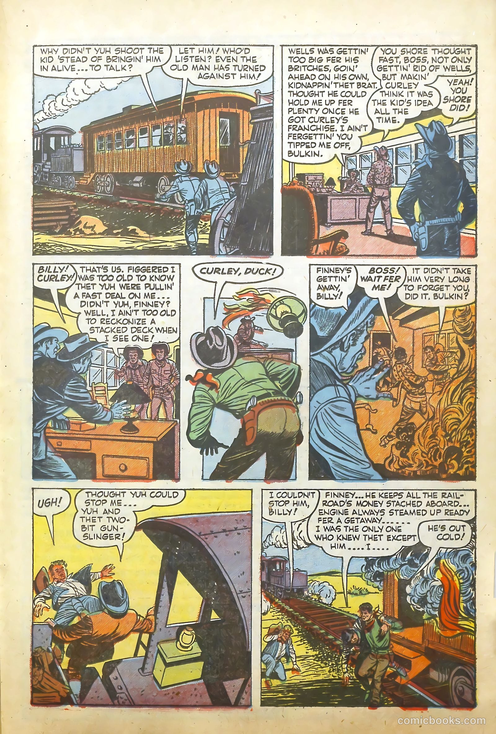 Return of the Outlaw #7 (1955) — page 21 of 36