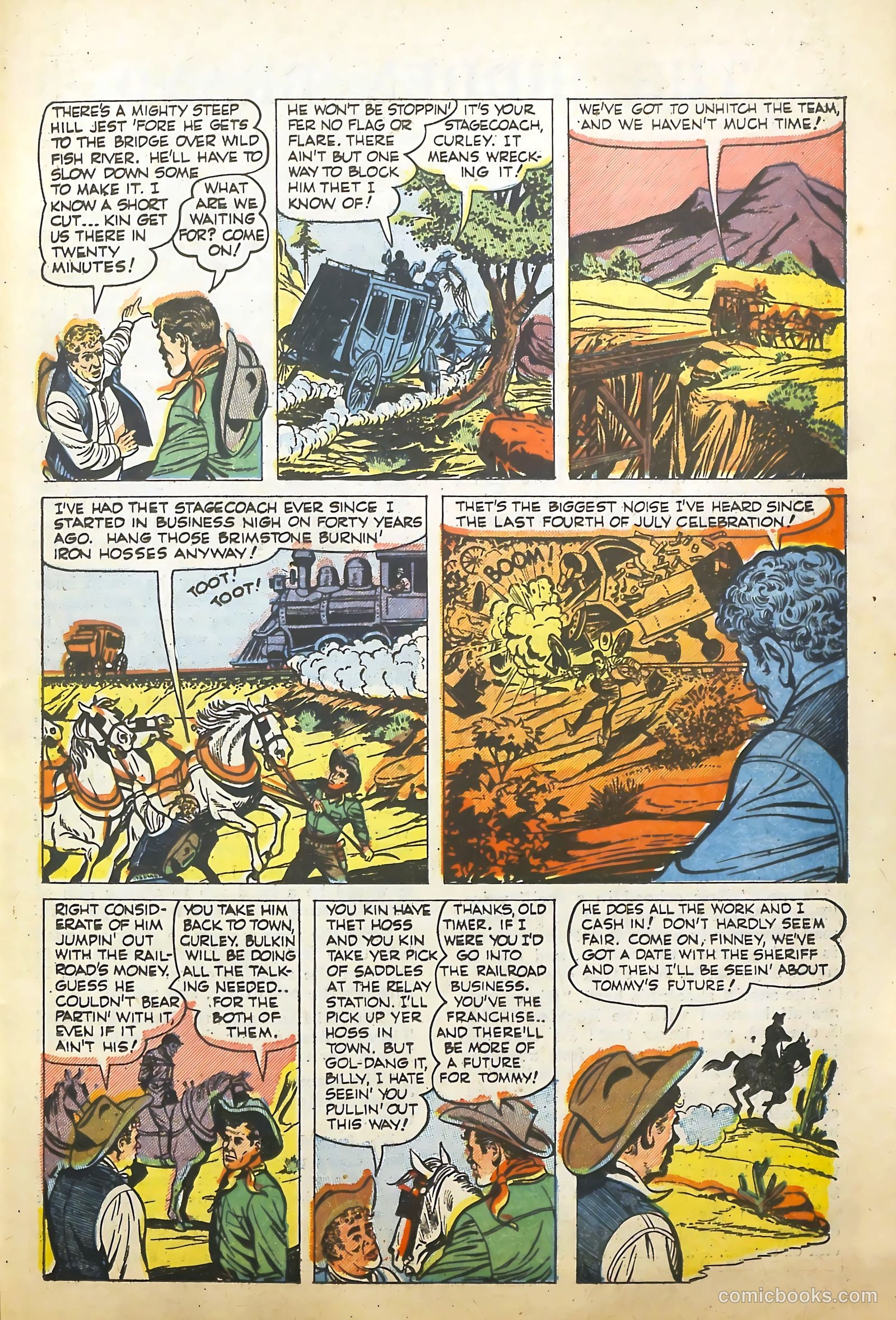 Return of the Outlaw #7 (1955) — page 23 of 36