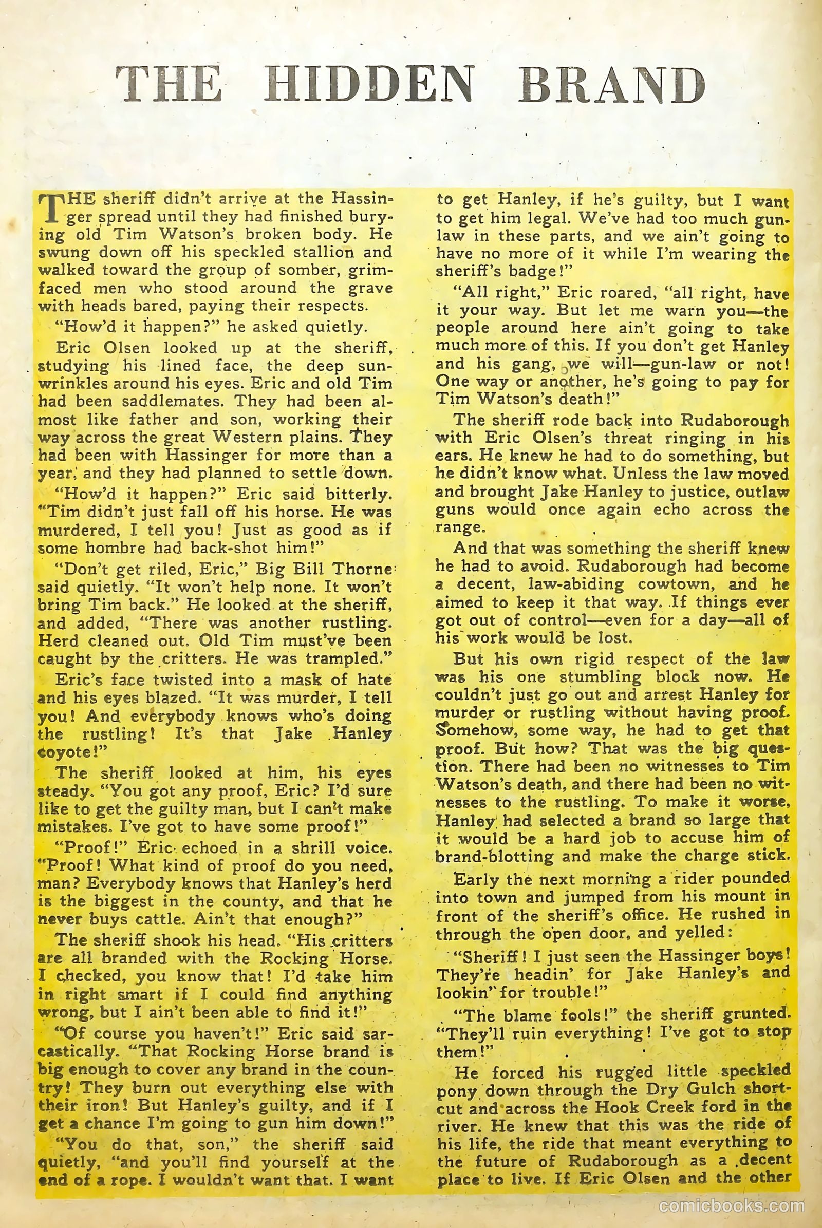 Return of the Outlaw #7 (1955) — page 24 of 36