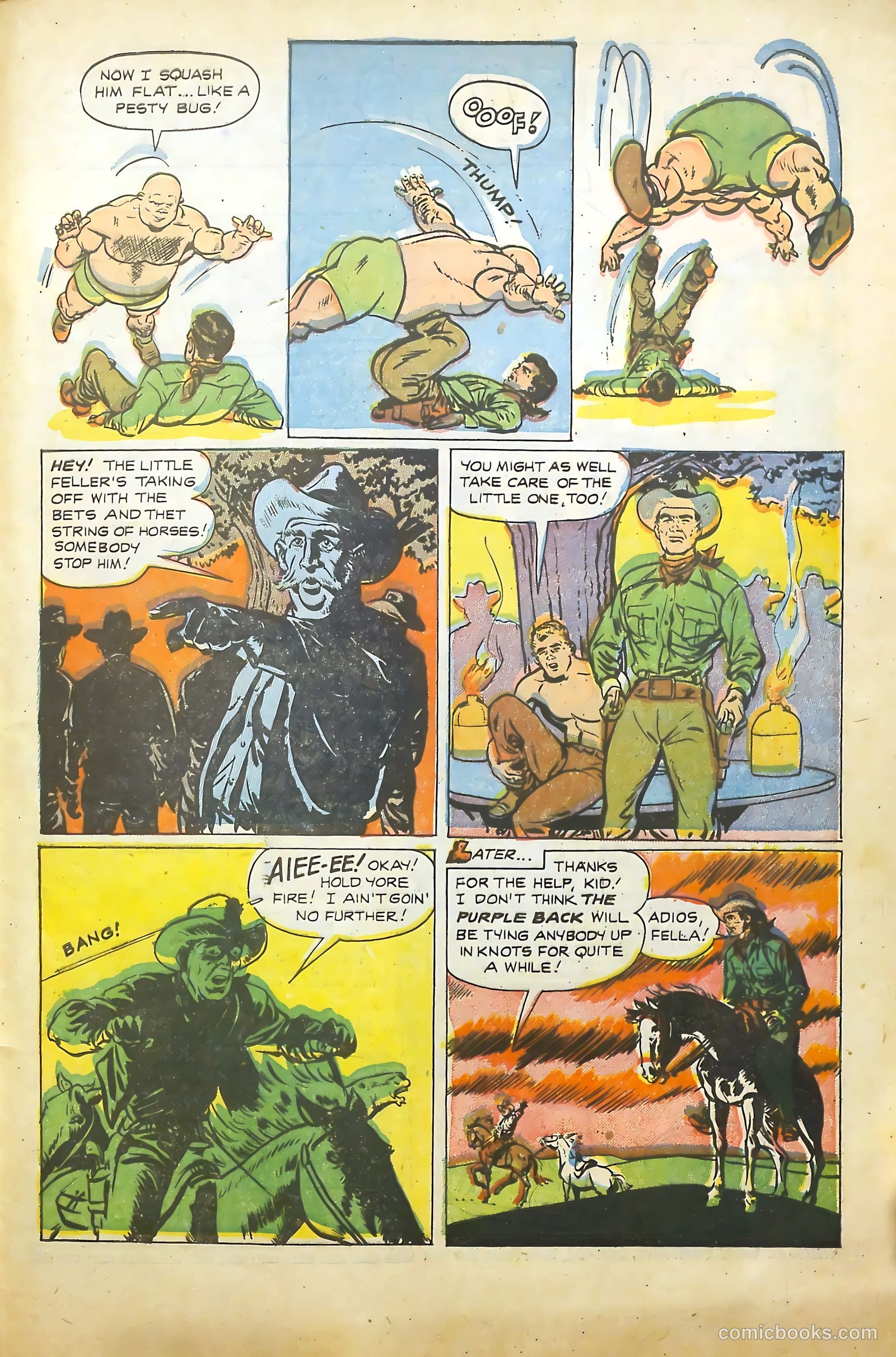 Return of the Outlaw #7 (1955) — page 33 of 36