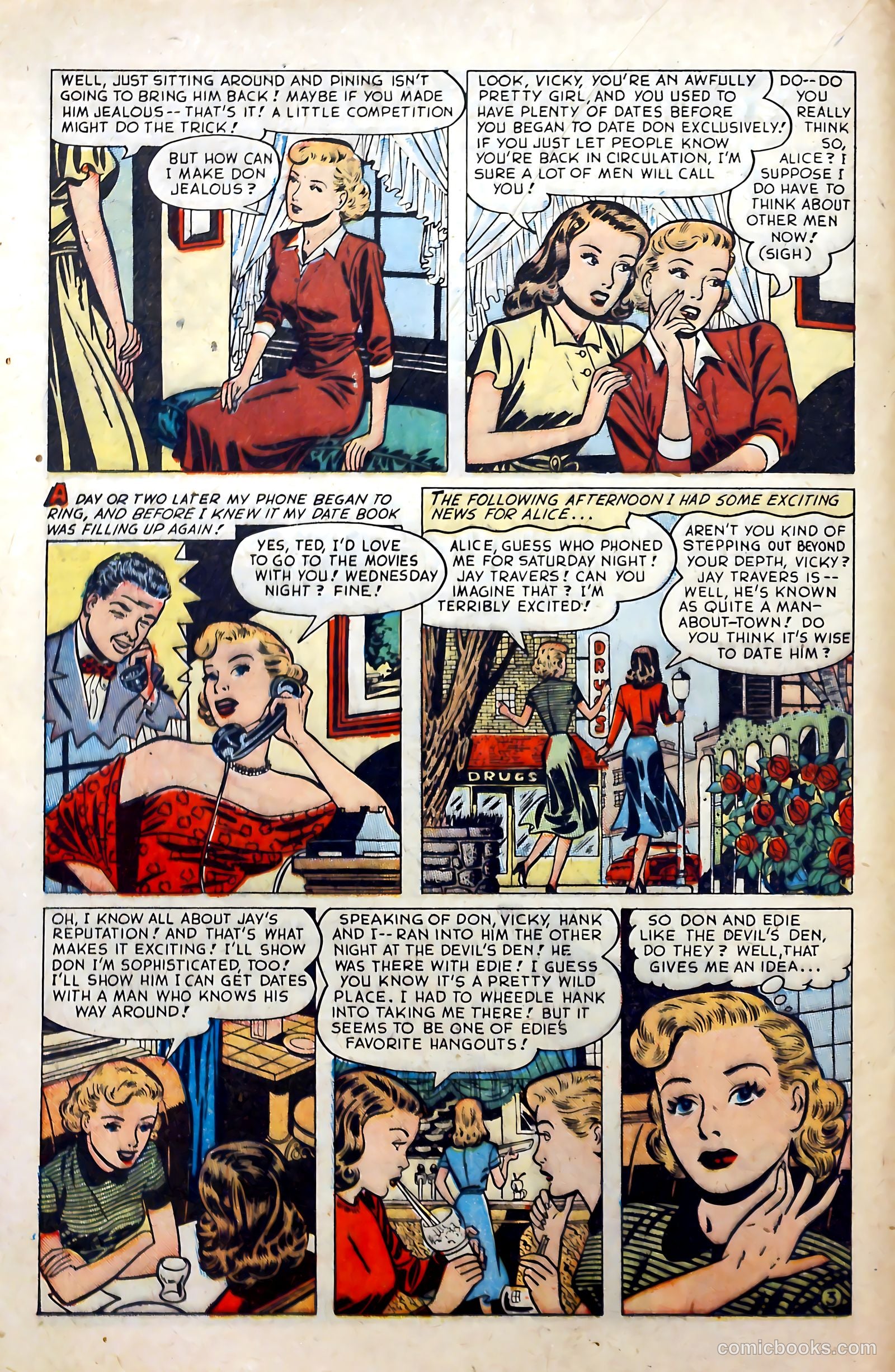 Revealing Romances #1 (1949) — page 20 of 36