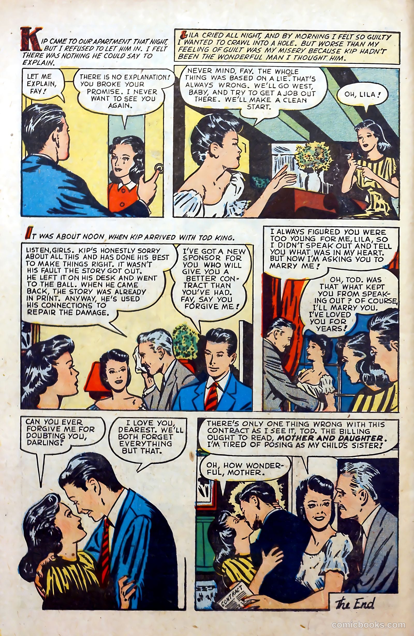 Revealing Romances #1 (1949) — page 34 of 36