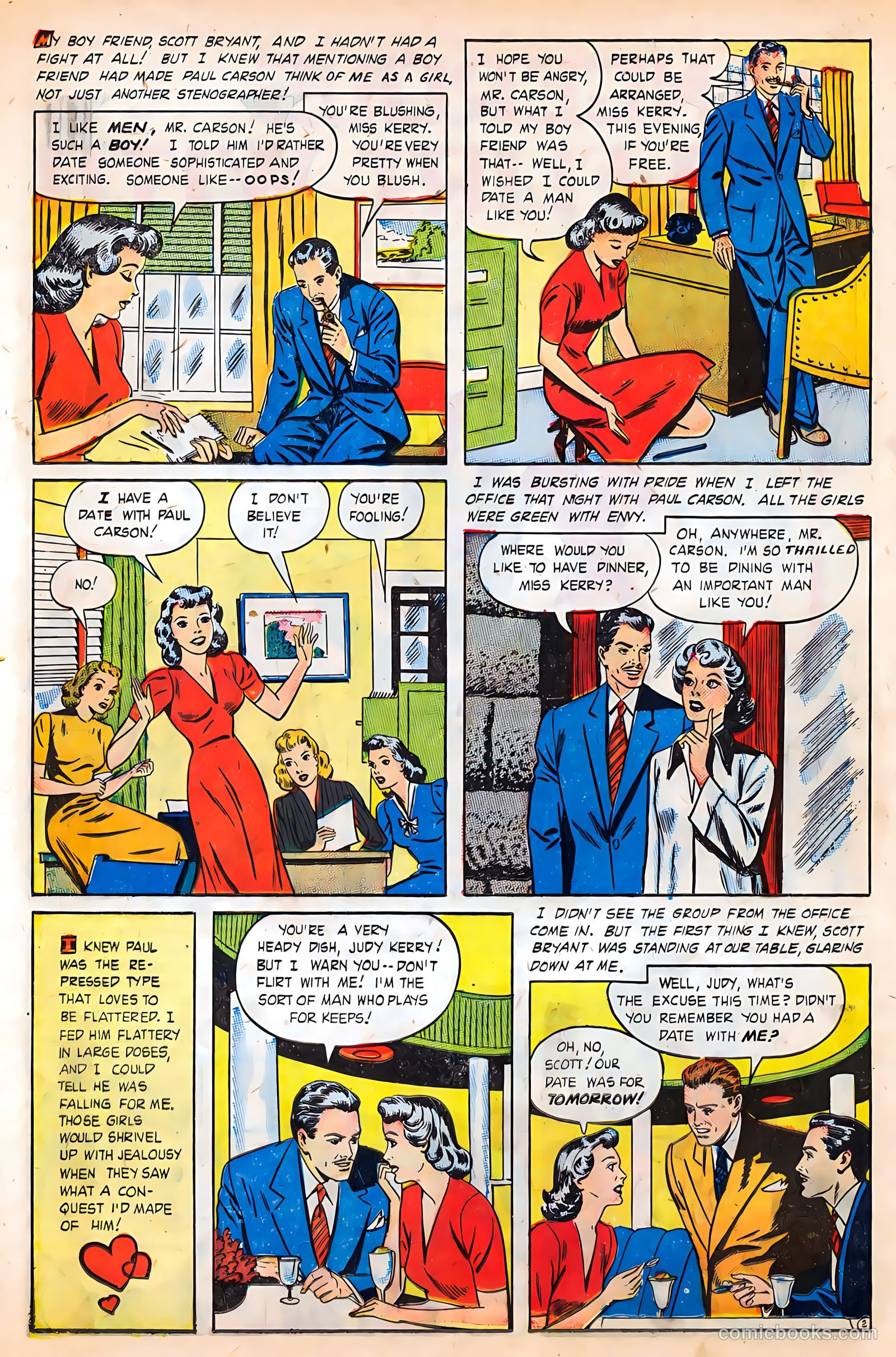 Revealing Romances #2 (1949) — page 12 of 36