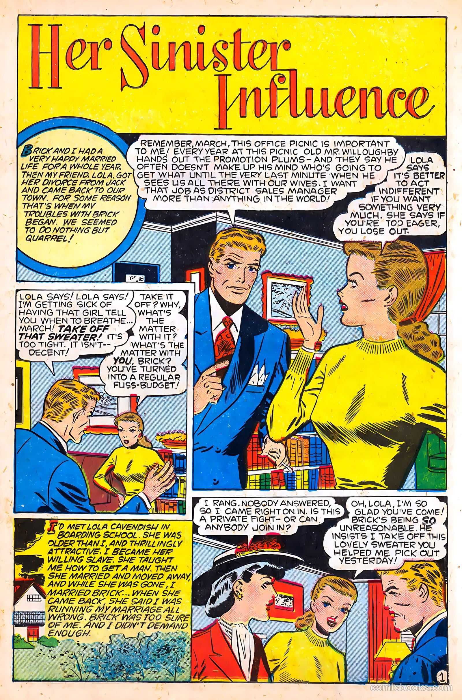Revealing Romances #2 (1949) — page 19 of 36