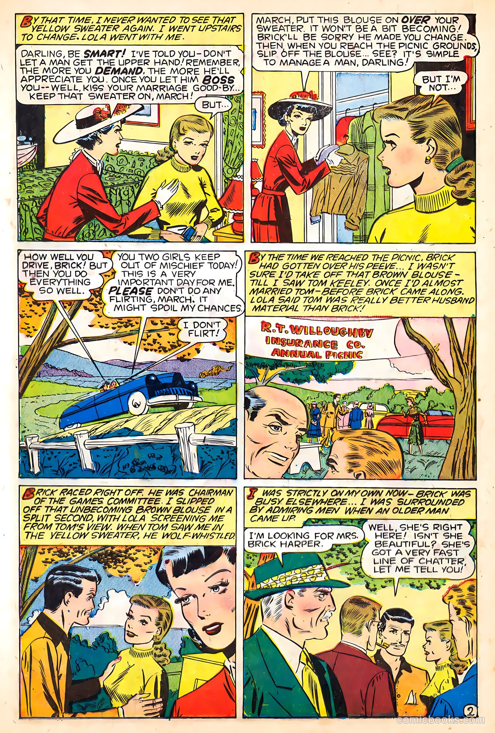 Revealing Romances #2 (1949) — page 20 of 36