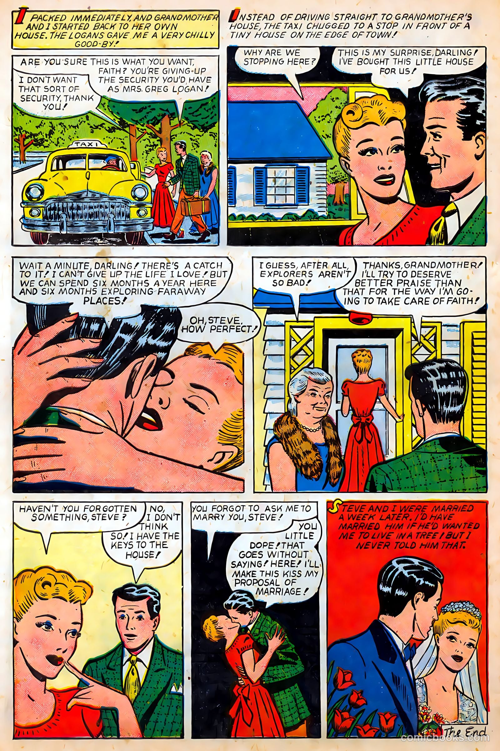 Revealing Romances #2 (1949) — page 34 of 36