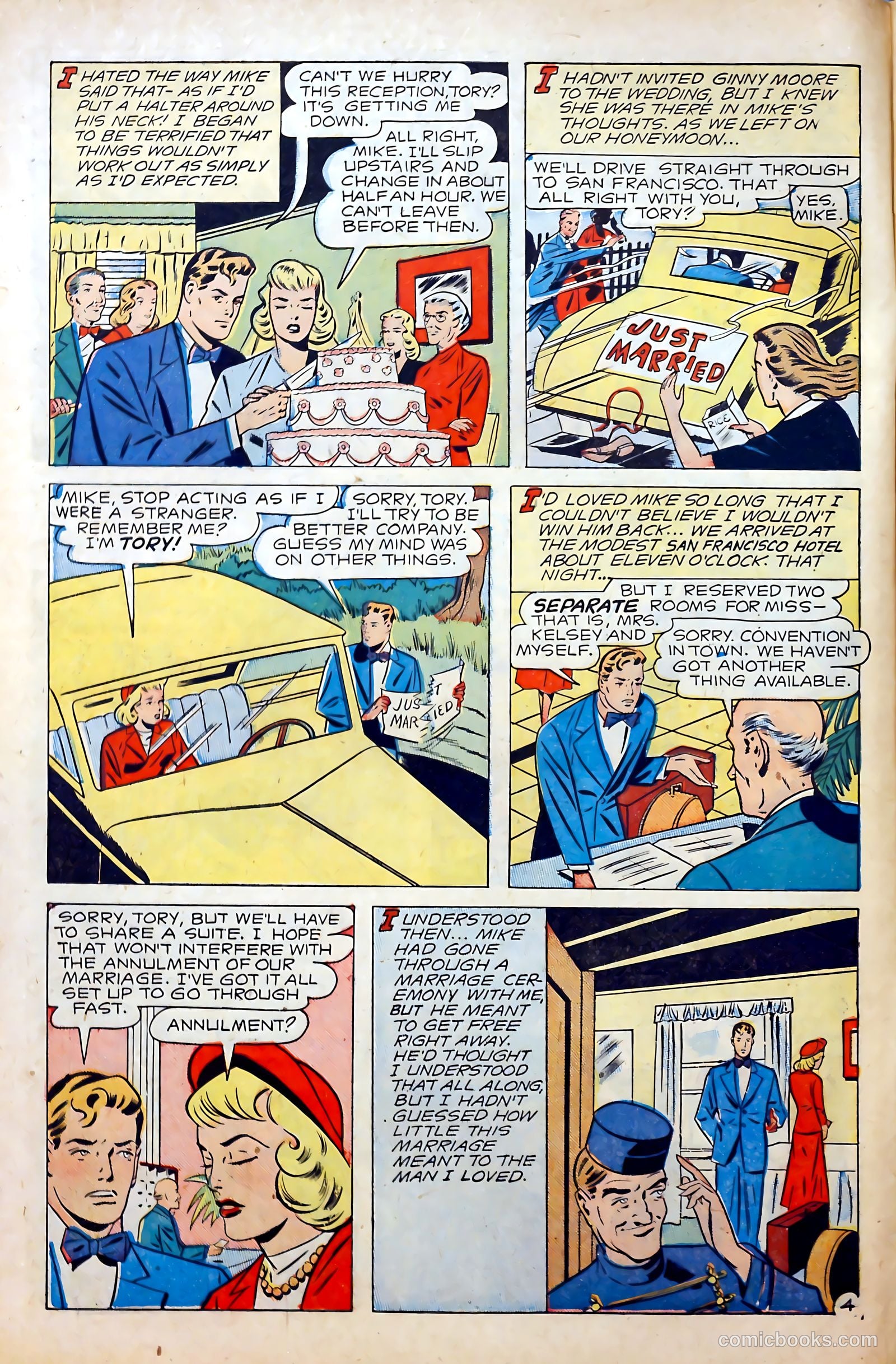 Revealing Romances #3 (1950) — page 6 of 36