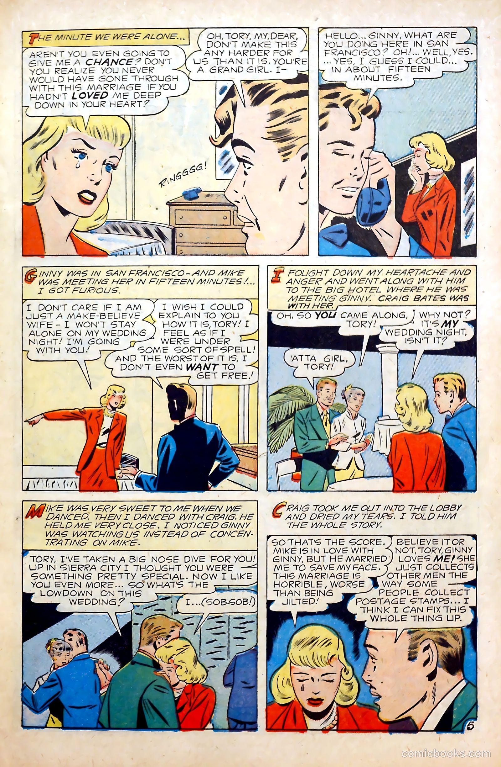 Revealing Romances #3 (1950) — page 7 of 36