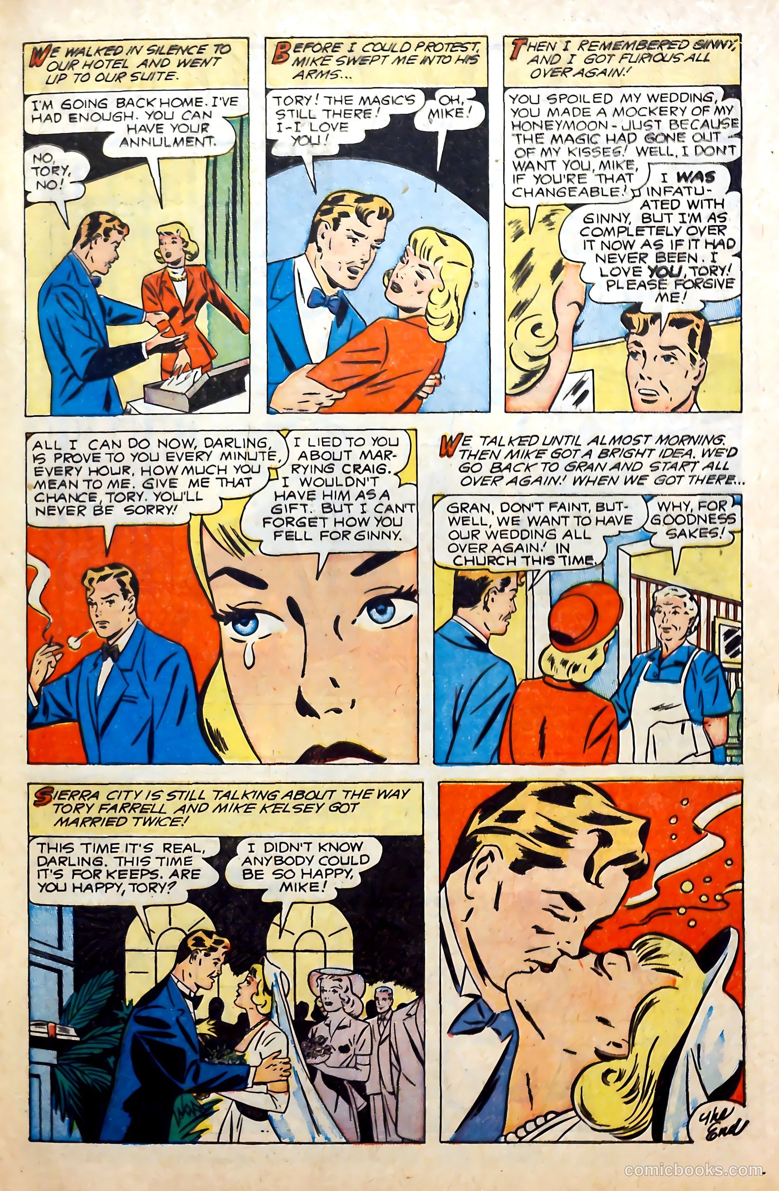 Revealing Romances #3 (1950) — page 9 of 36