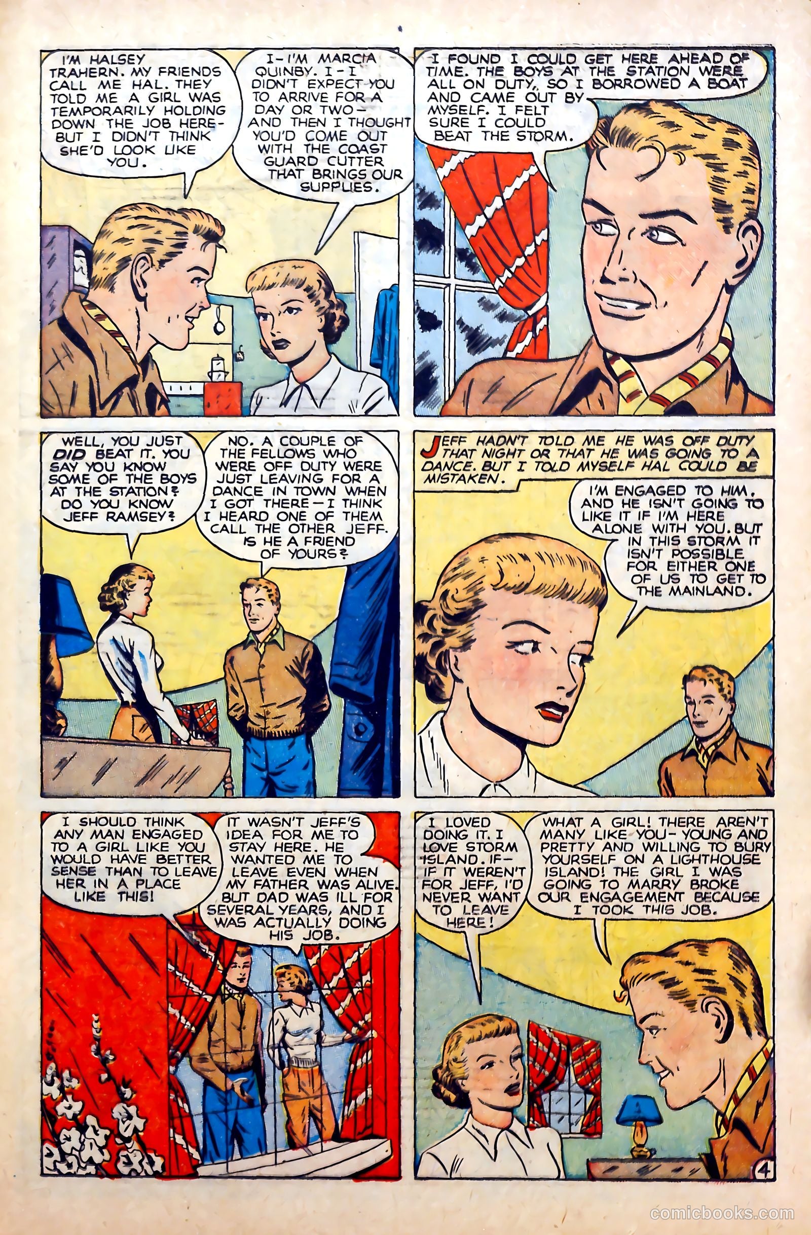 Revealing Romances #3 (1950) — page 21 of 36