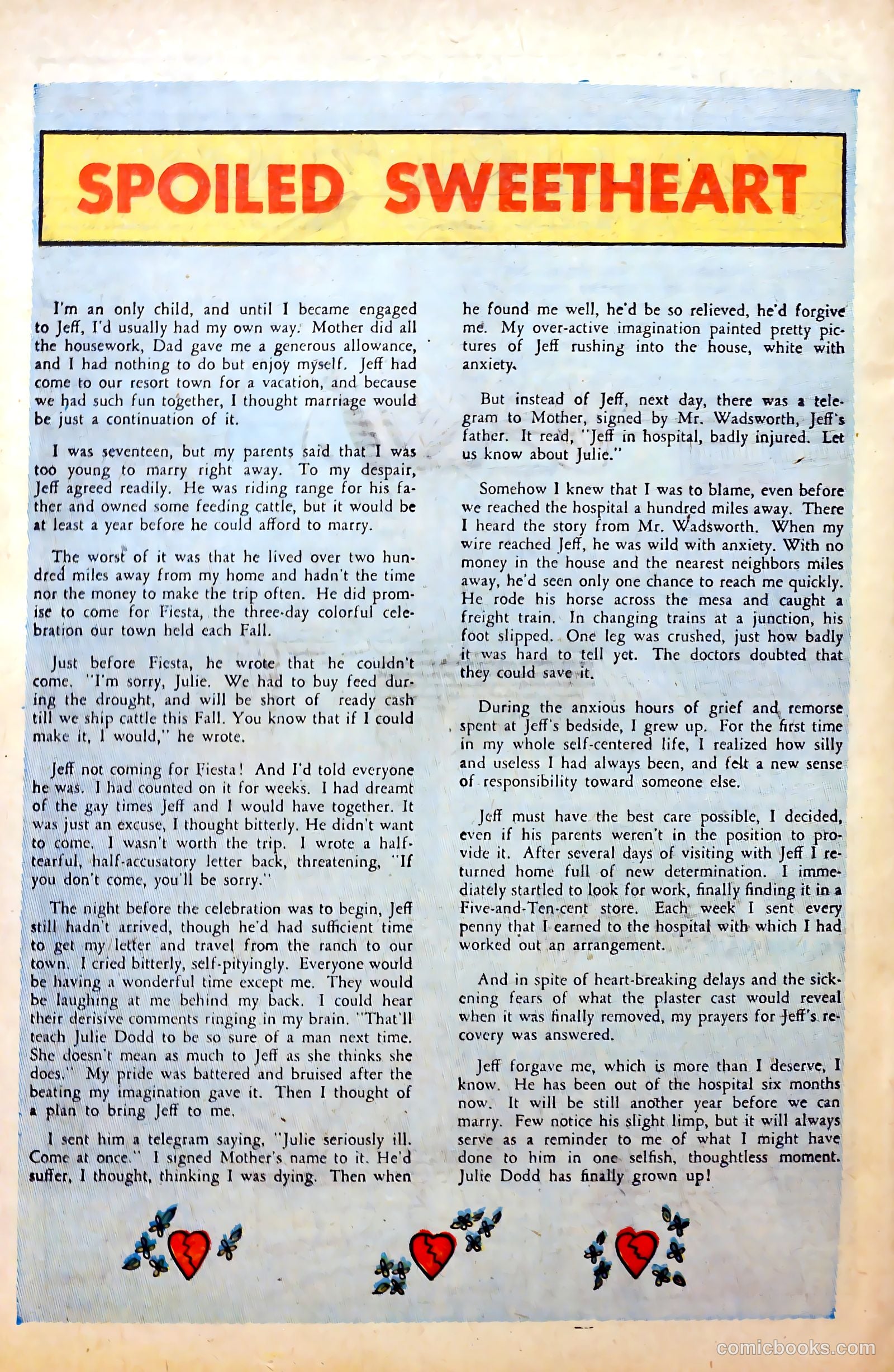 Revealing Romances #3 (1950) — page 26 of 36