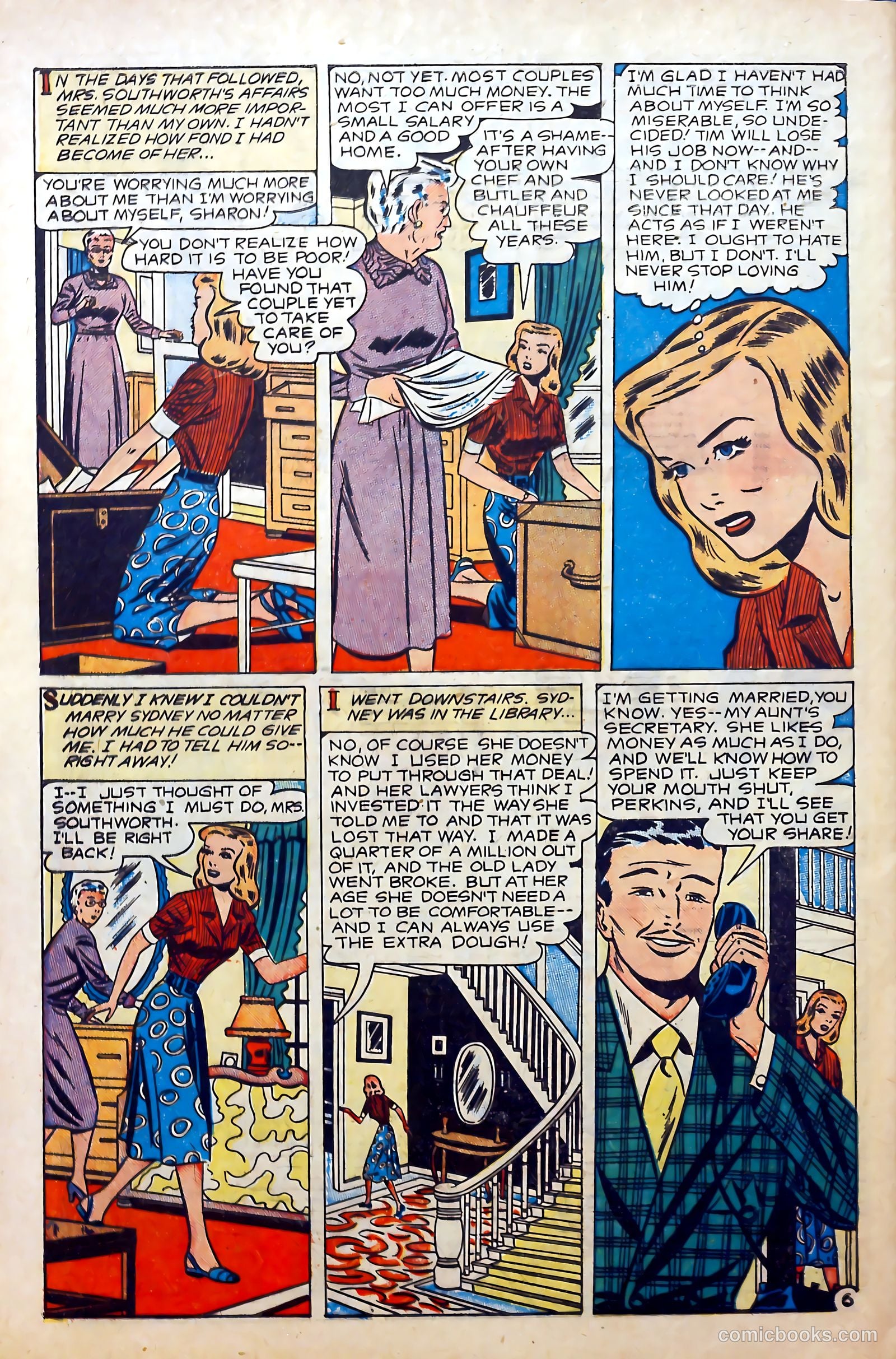 Revealing Romances #3 (1950) — page 32 of 36