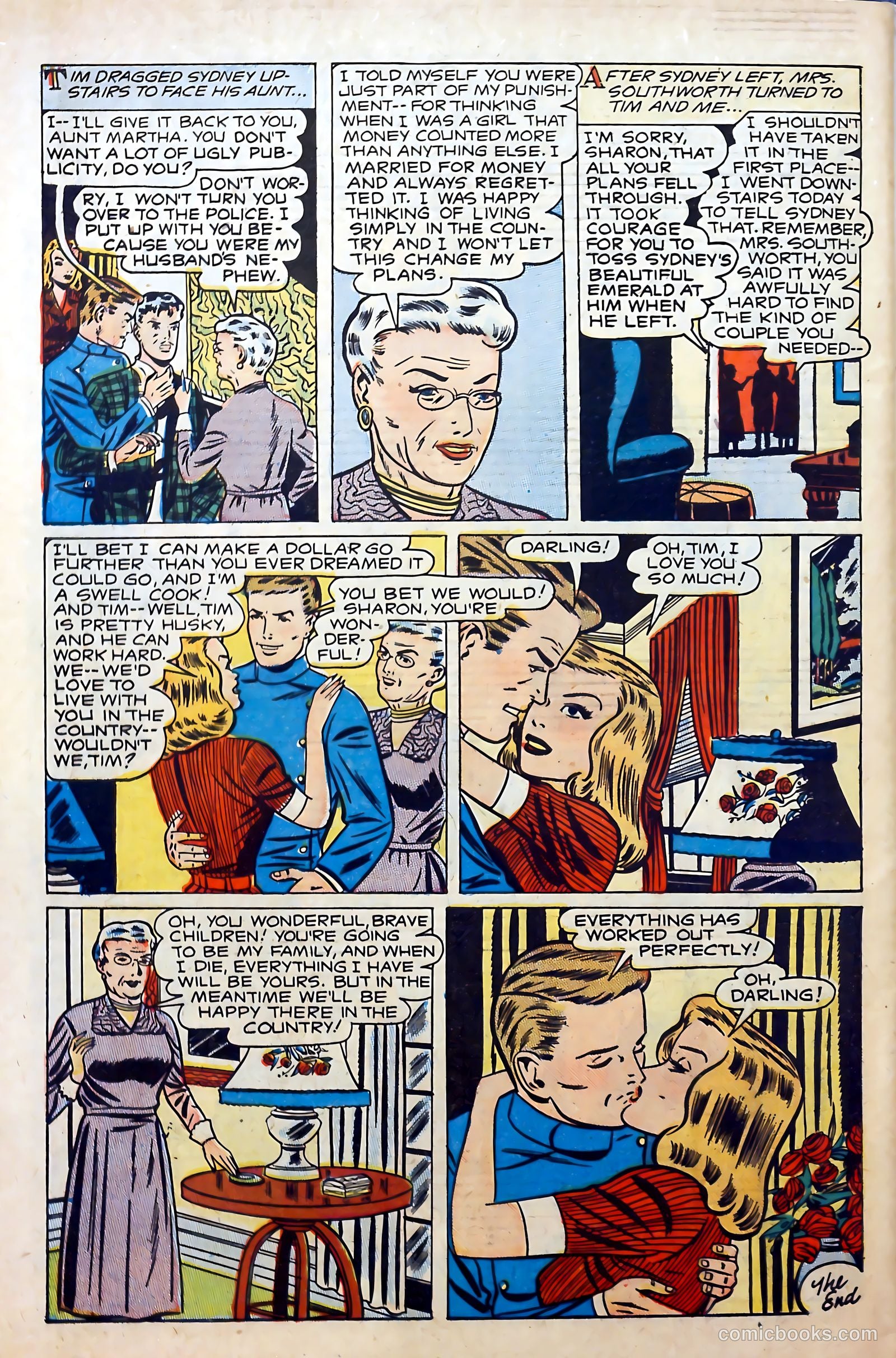 Revealing Romances #3 (1950) — page 34 of 36