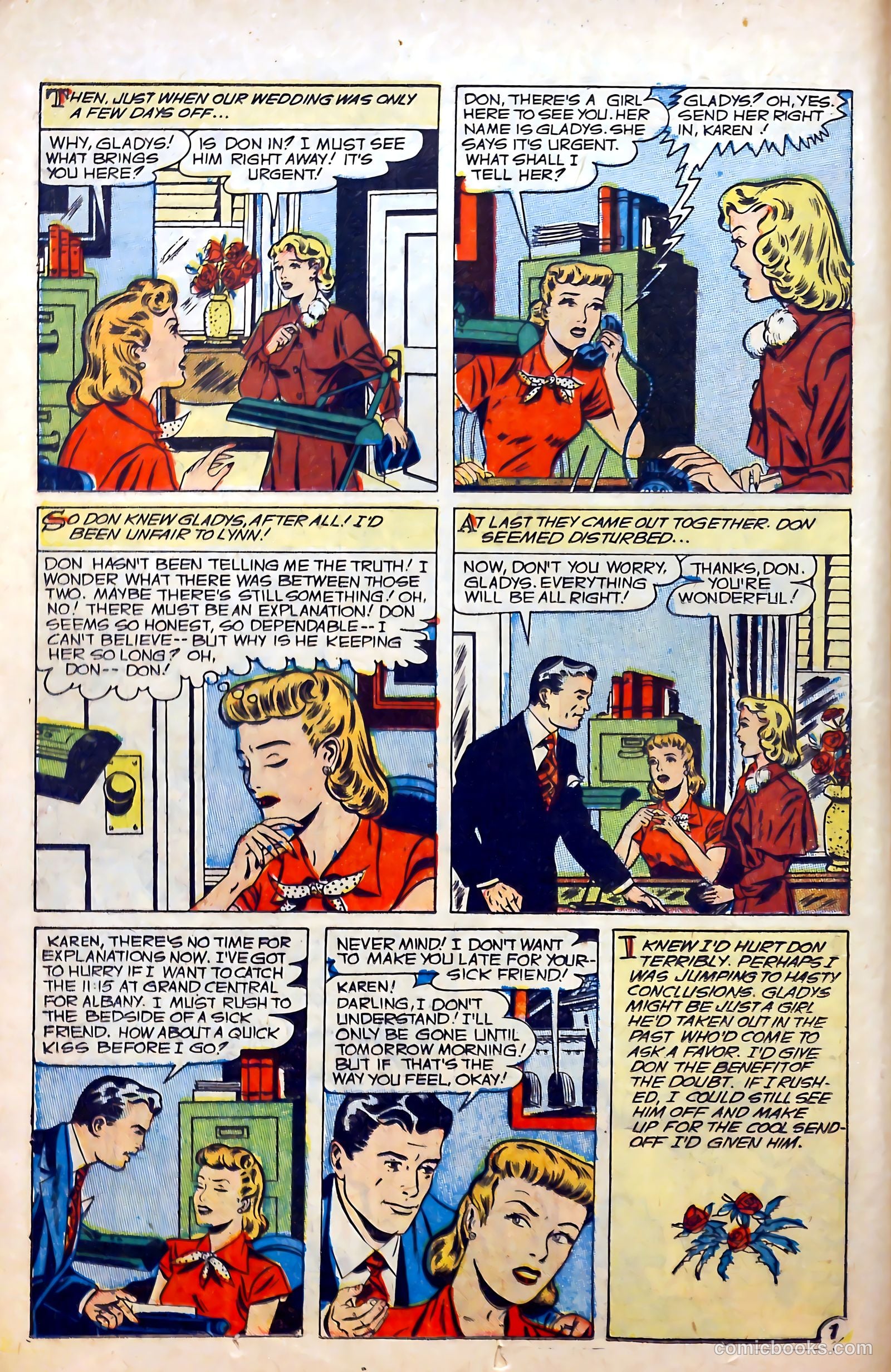 Revealing Romances #4 (1950) — page 16 of 53