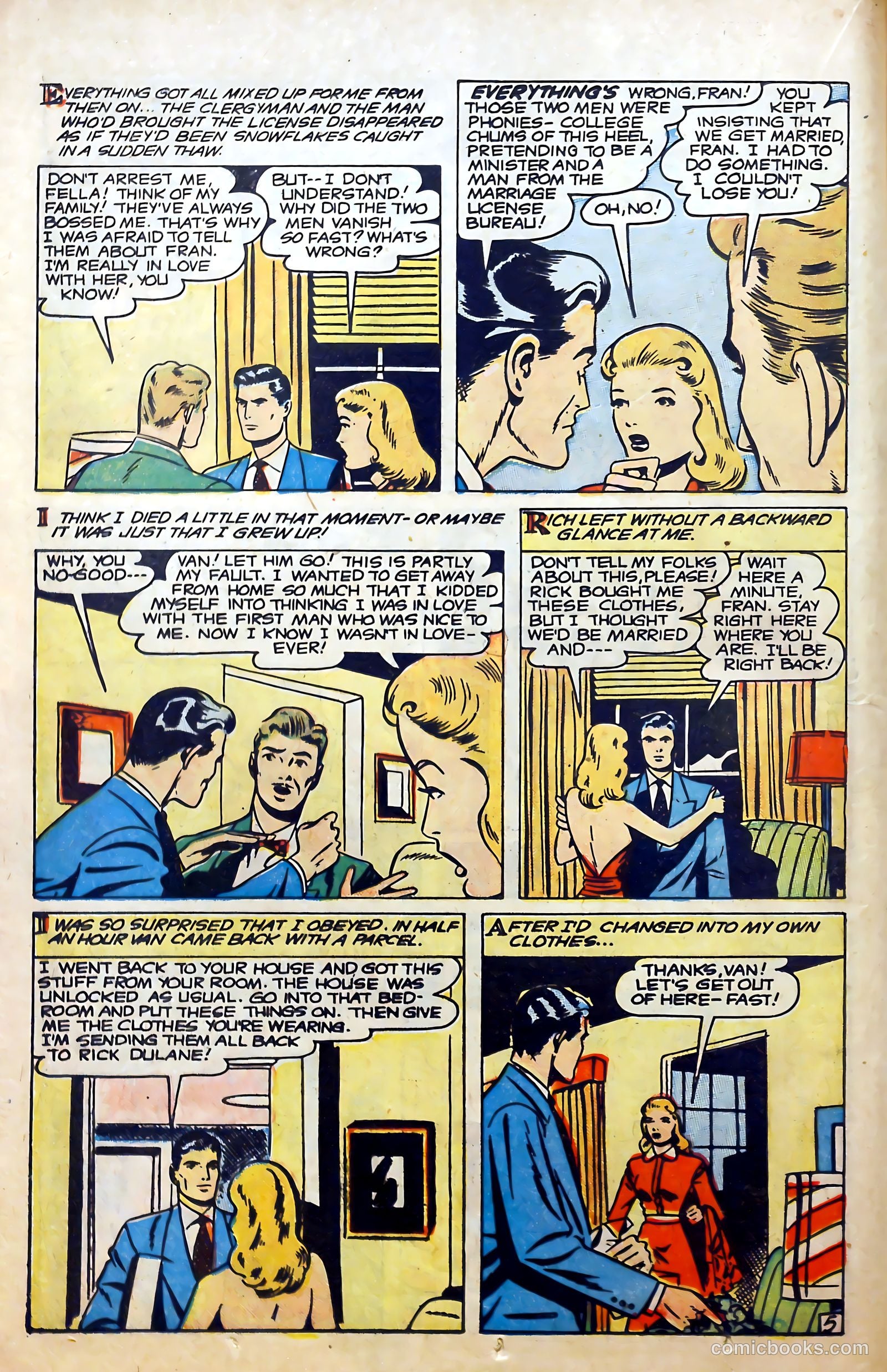 Revealing Romances #4 (1950) — page 22 of 53