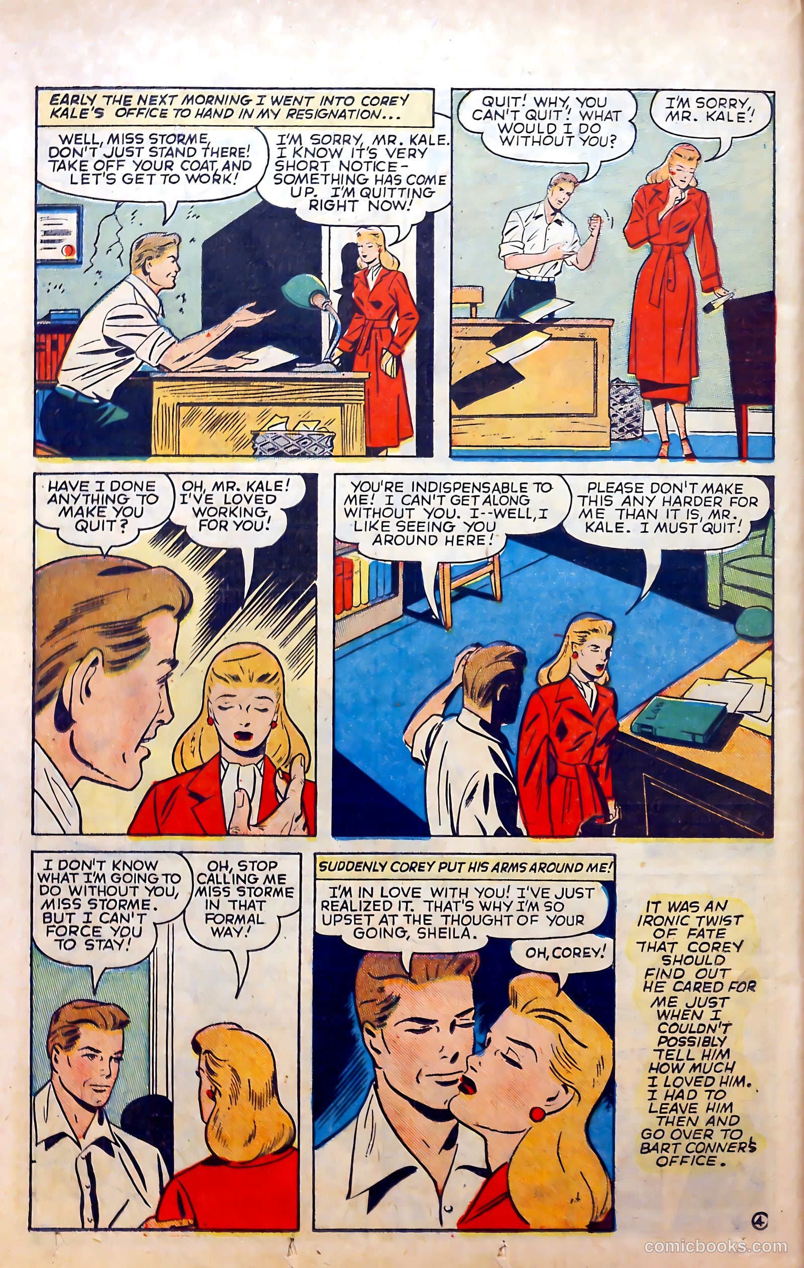 Revealing Romances #4 (1950) — page 38 of 53