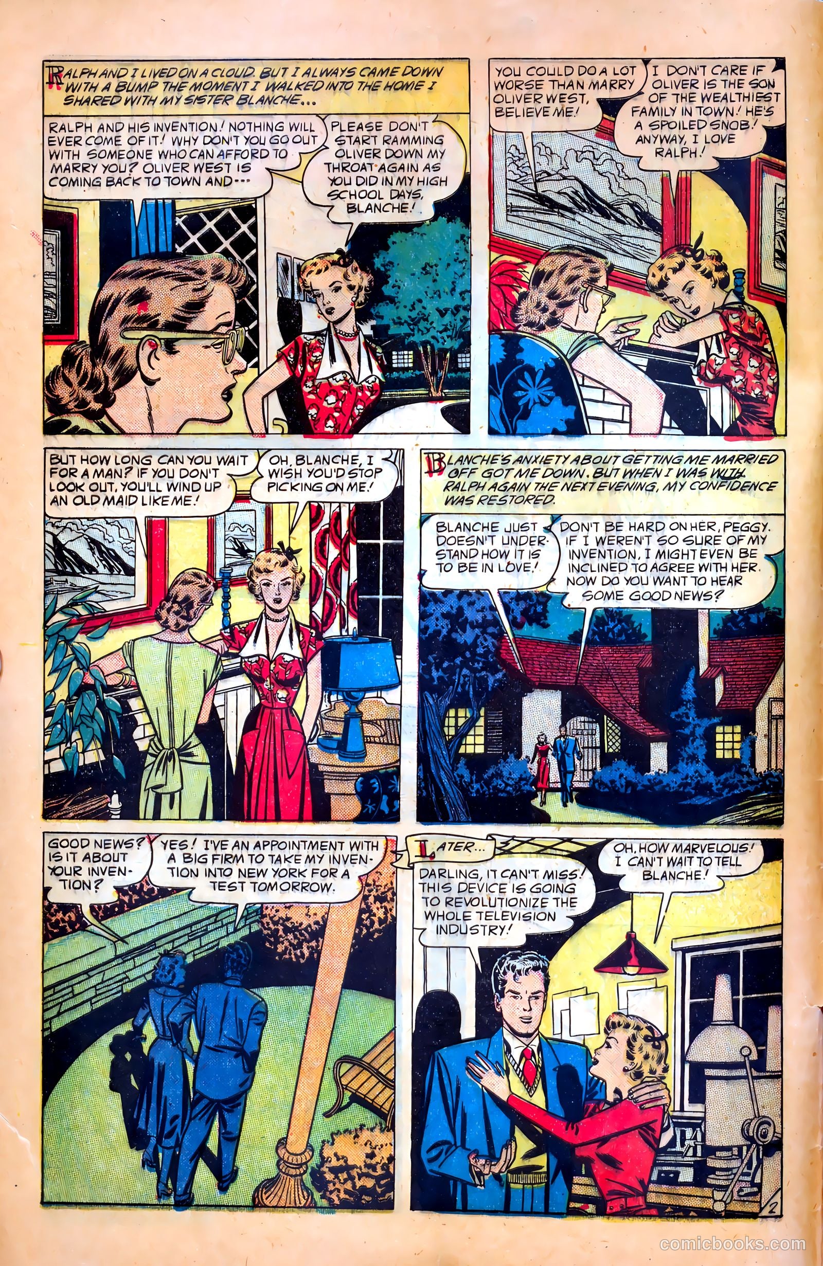 Revealing Romances #5 (1950) — page 4 of 36