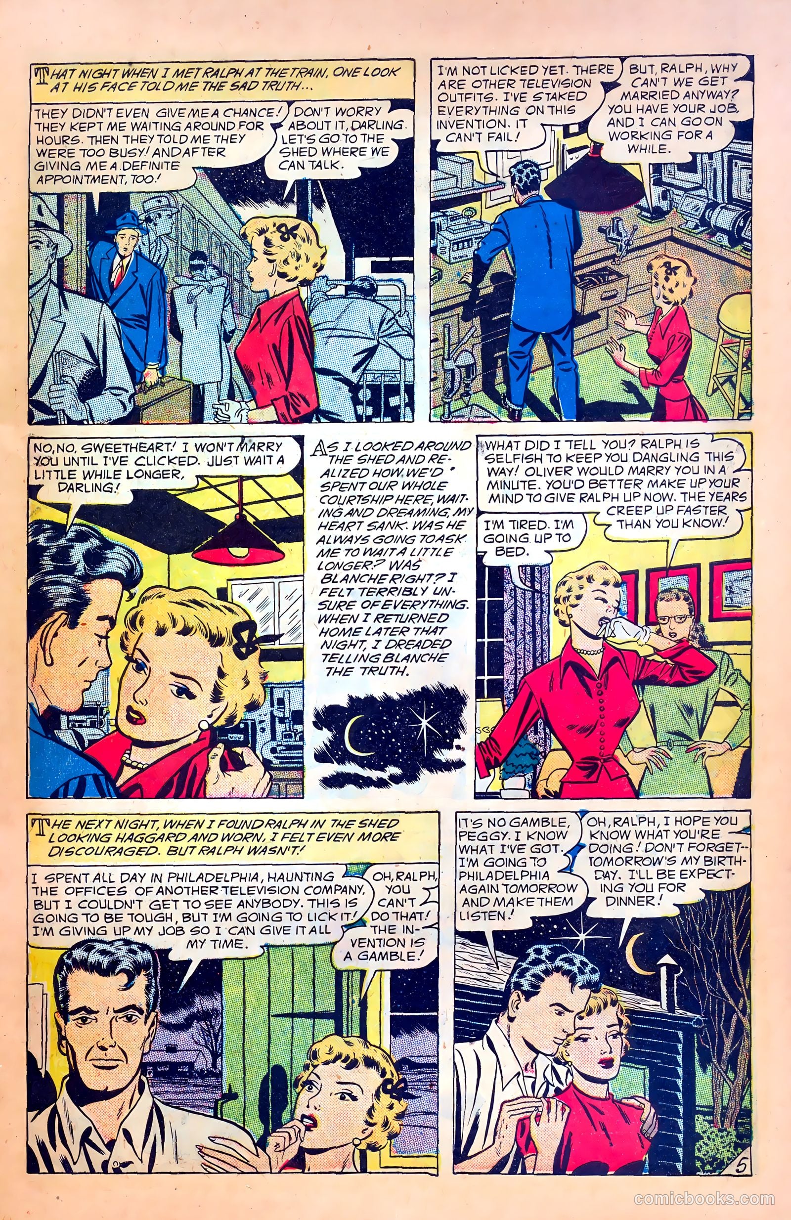 Revealing Romances #5 (1950) — page 7 of 36