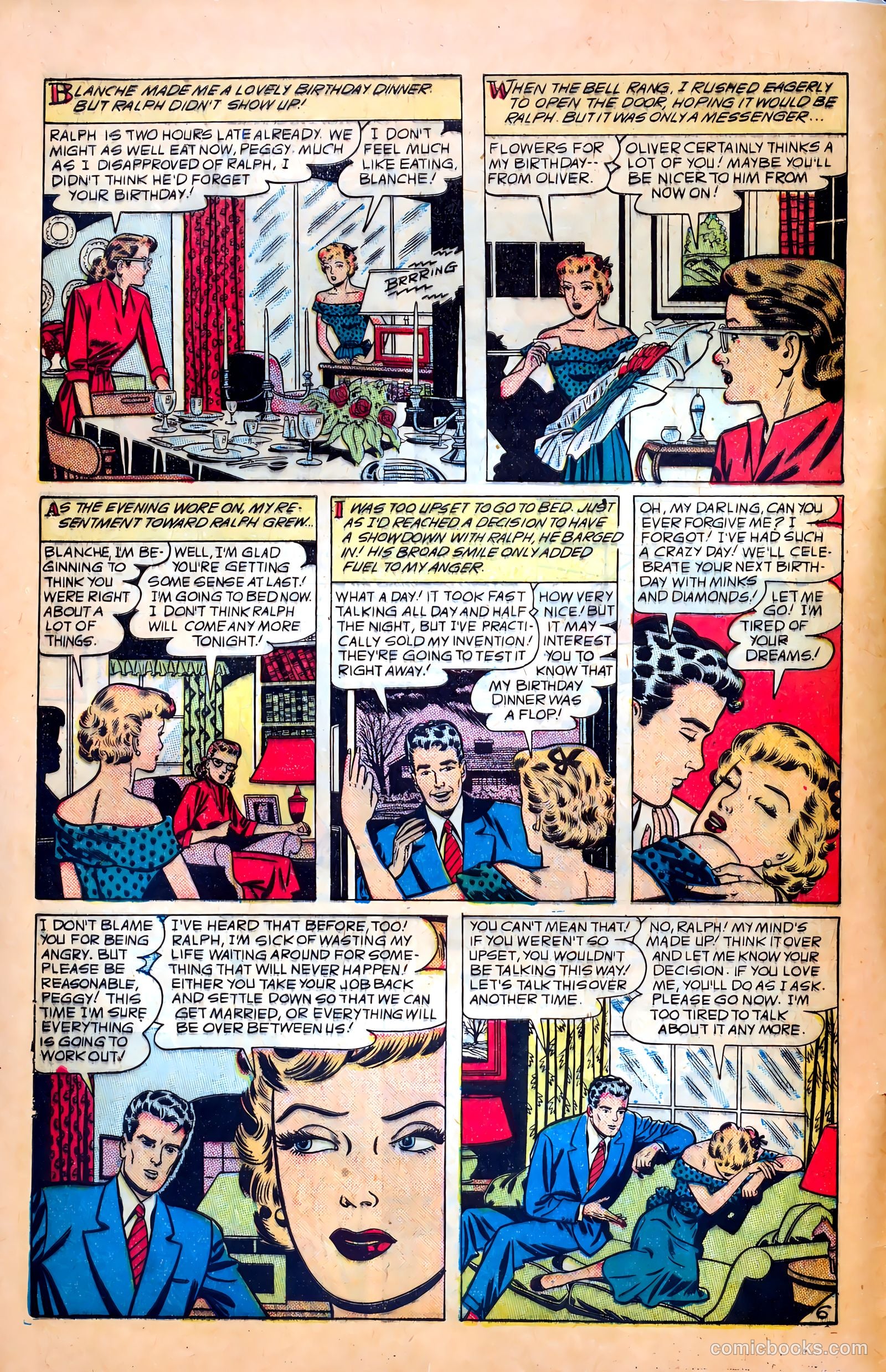 Revealing Romances #5 (1950) — page 8 of 36