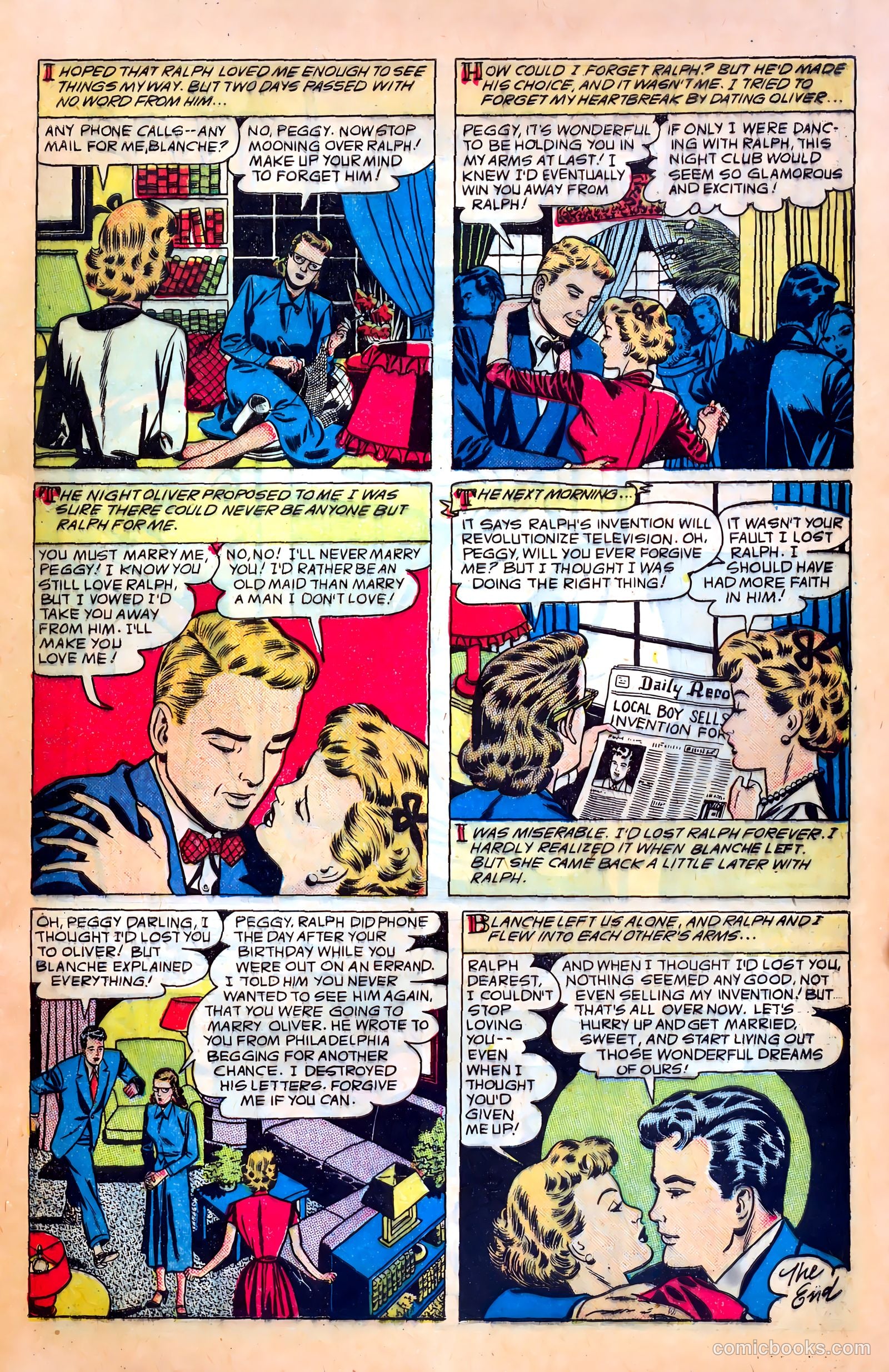 Revealing Romances #5 (1950) — page 9 of 36
