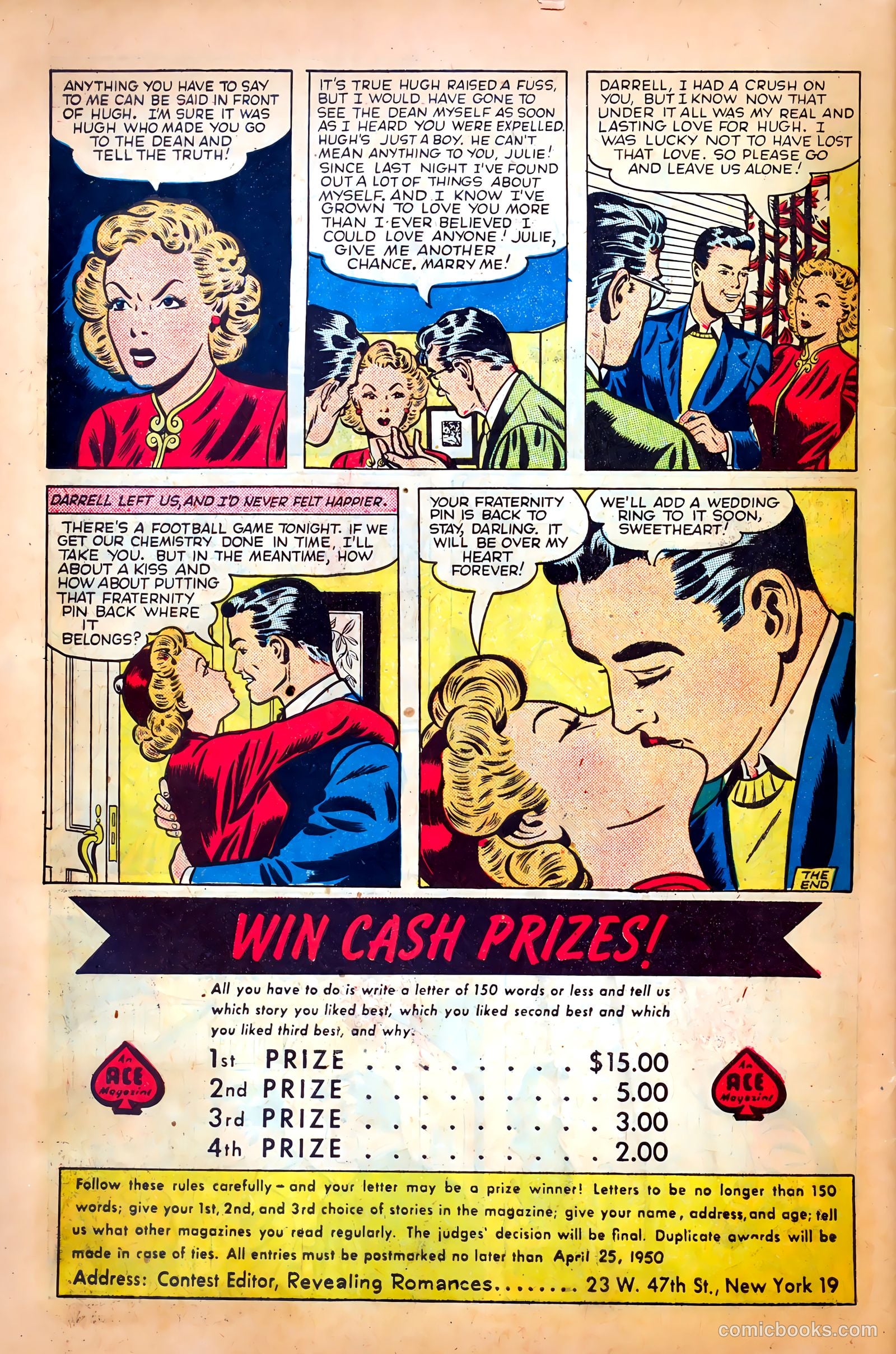 Revealing Romances #5 (1950) — page 34 of 36