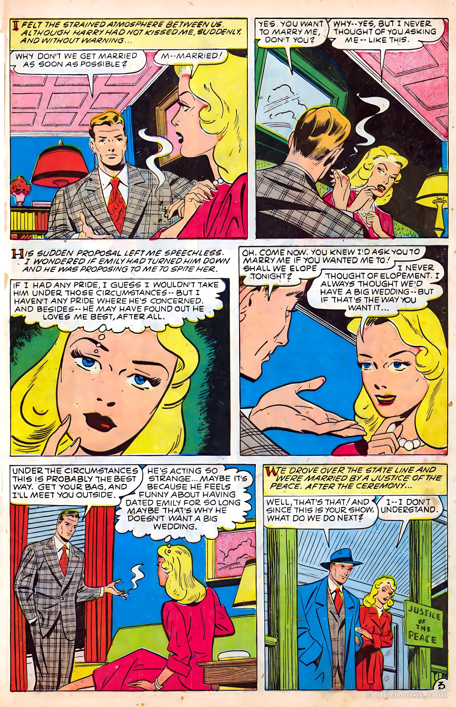 Revealing Romances #6 (1950) — page 5 of 36