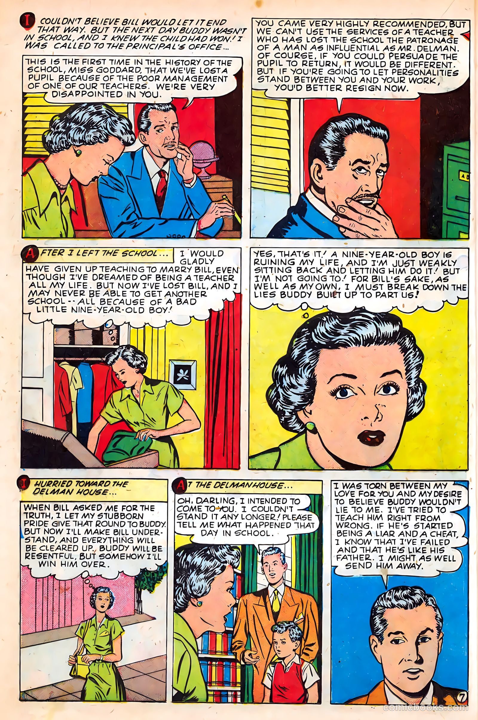 Revealing Romances #6 (1950) — page 16 of 36