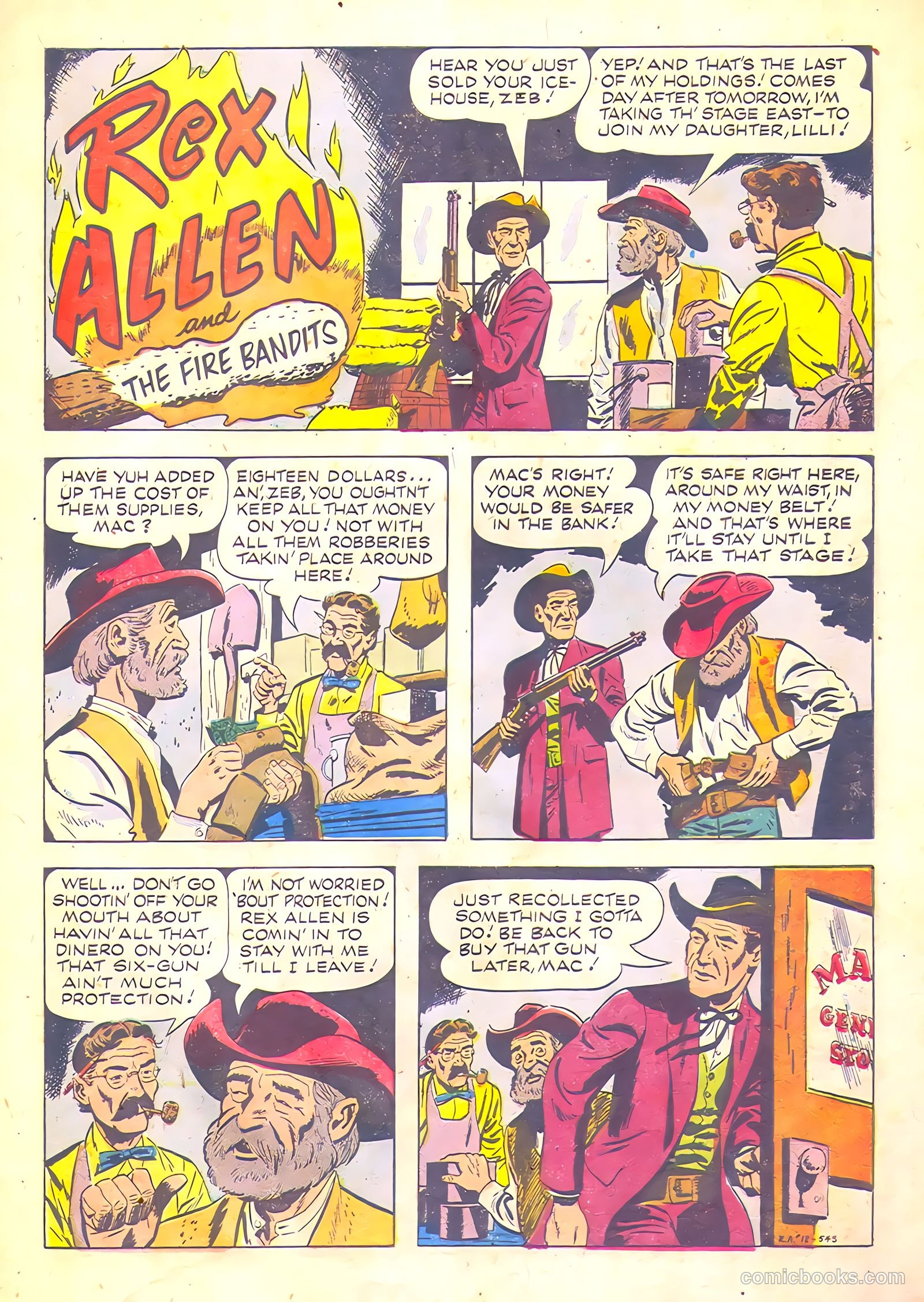 Rex Allen #12 (1954) — page 3 of 36