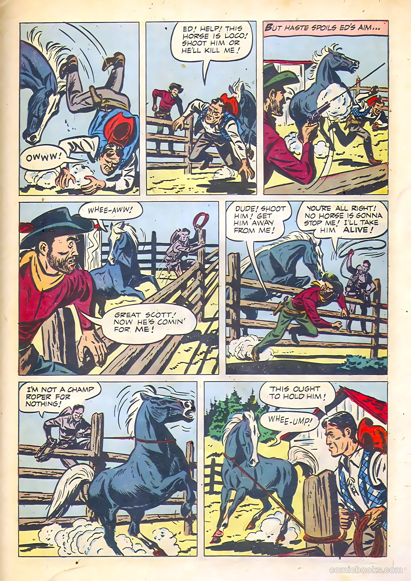 Rex Allen #12 (1954) — page 23 of 36