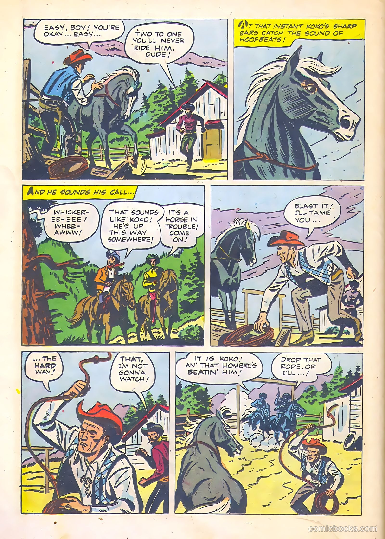 Rex Allen #12 (1954) — page 24 of 36