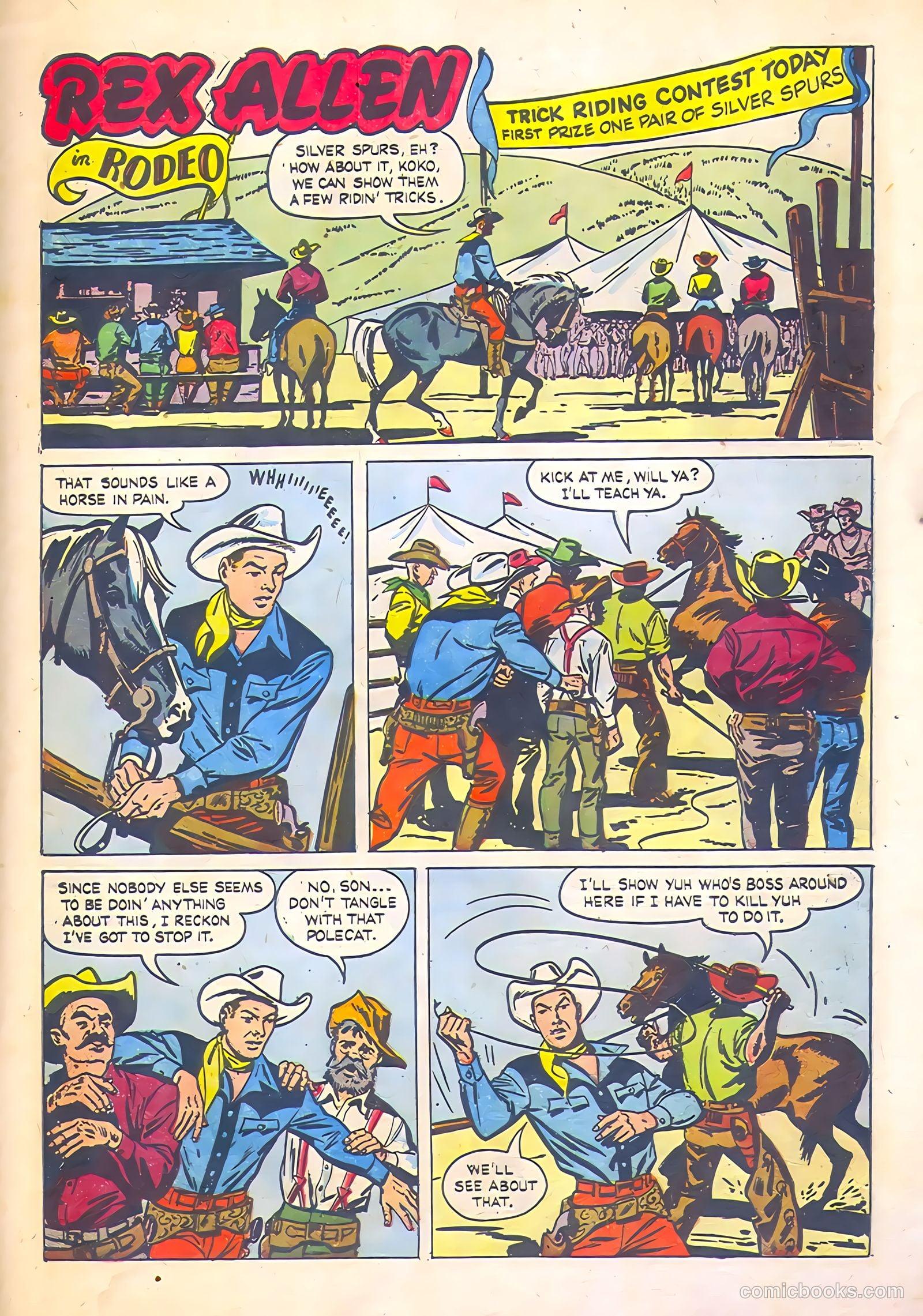 Rex Allen #12 (1954) — page 27 of 36