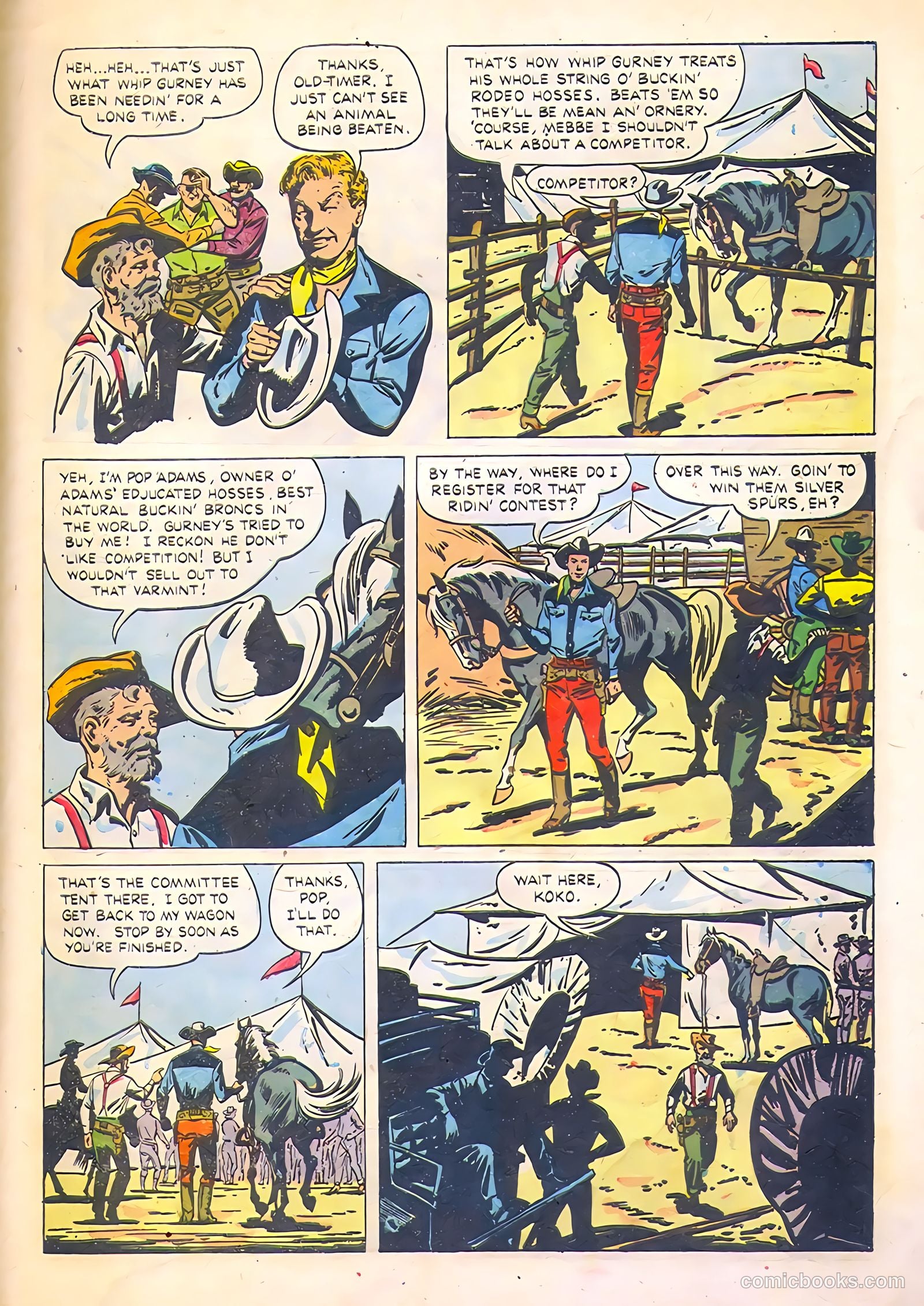 Rex Allen #12 (1954) — page 29 of 36