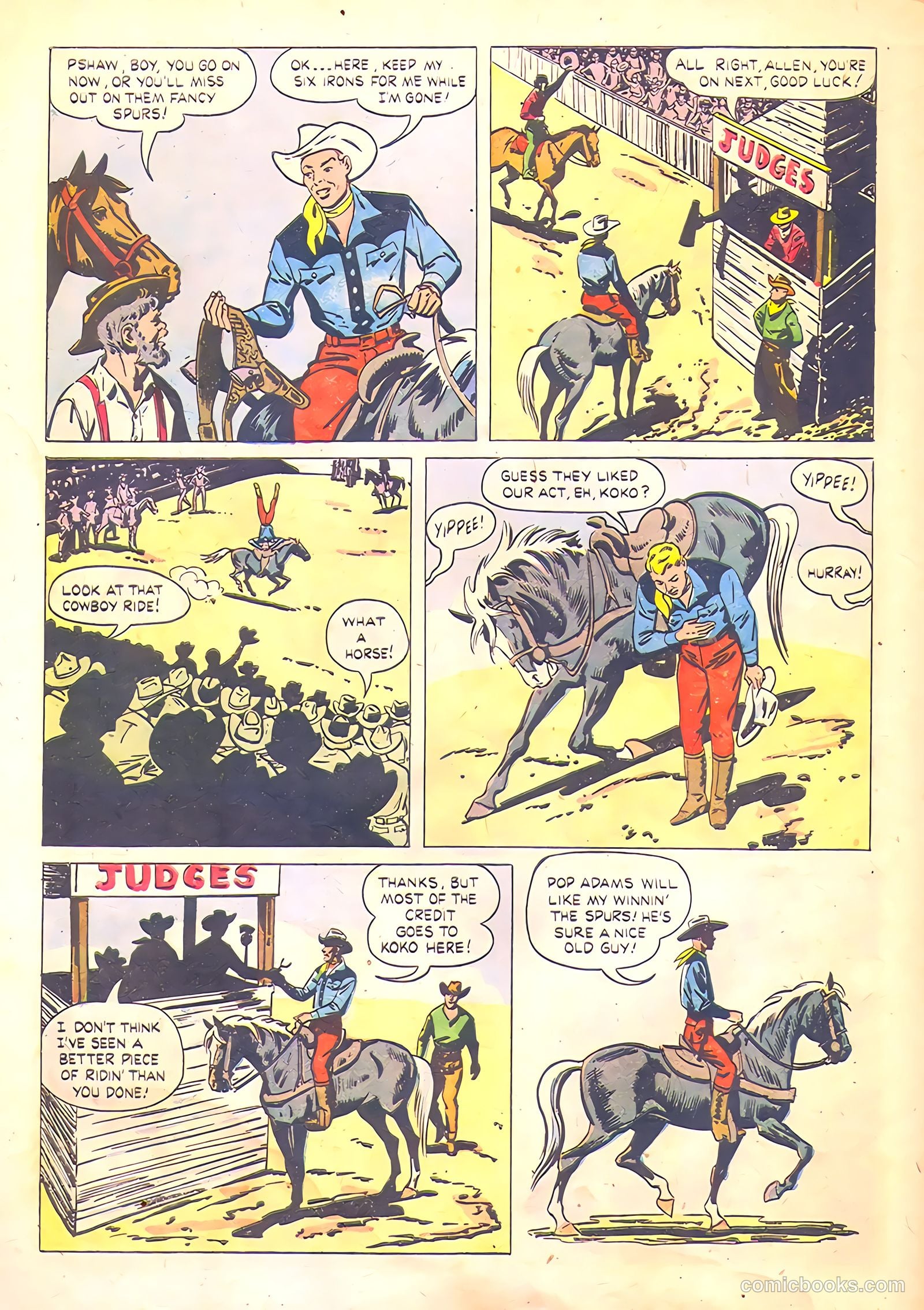 Rex Allen #12 (1954) — page 32 of 36