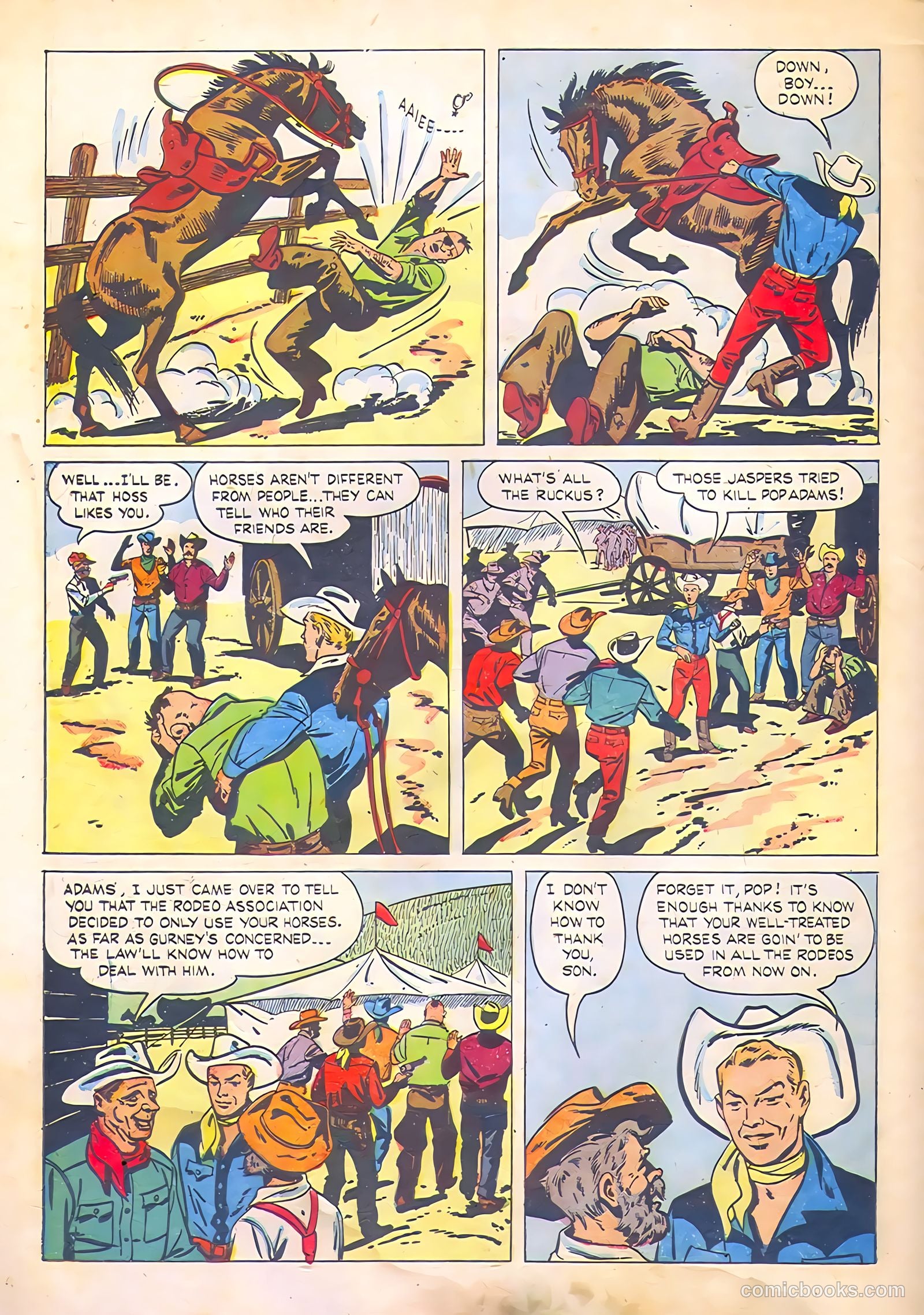 Rex Allen #12 (1954) — page 34 of 36