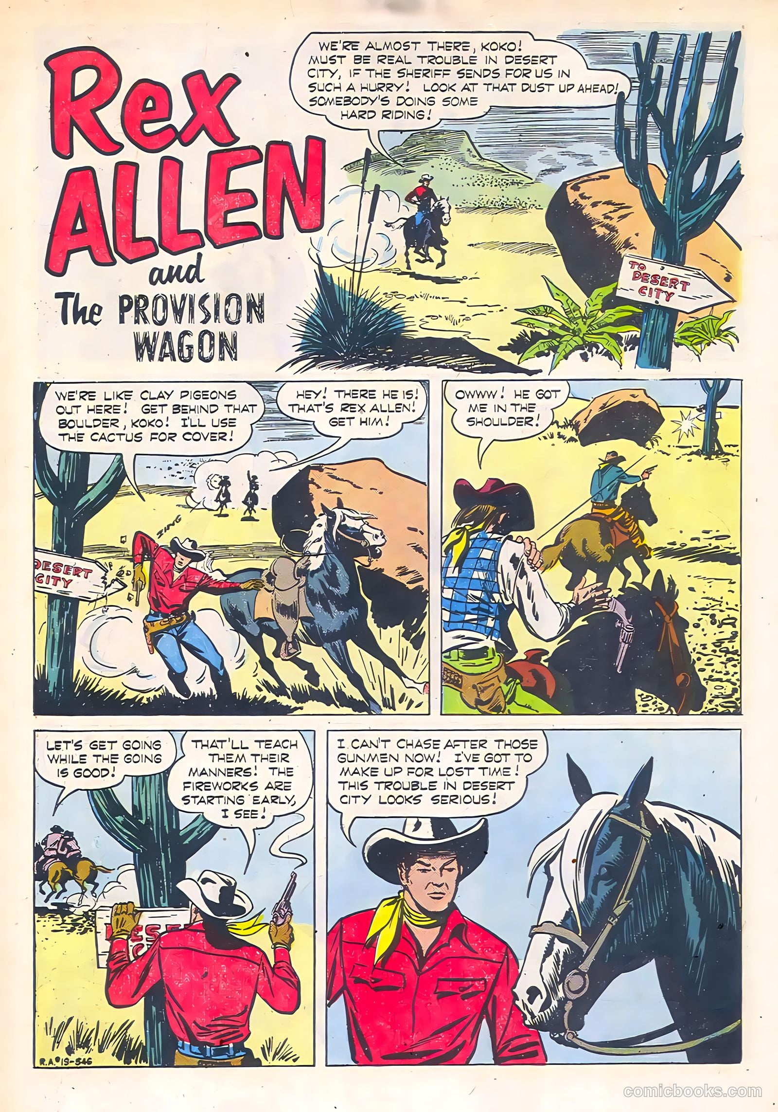 Rex Allen #13 (1954) — page 3 of 36