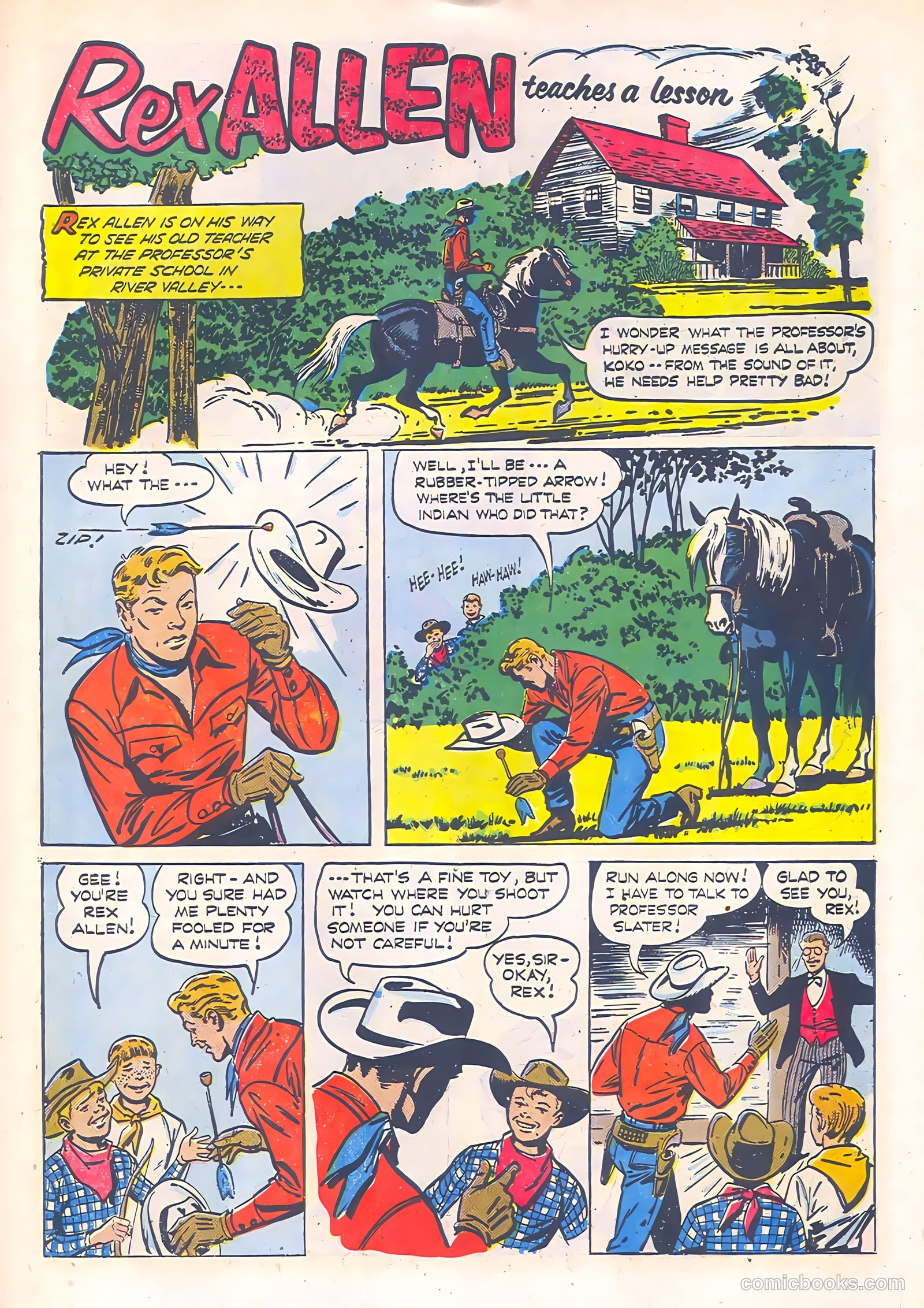 Rex Allen #13 (1954) — page 27 of 36