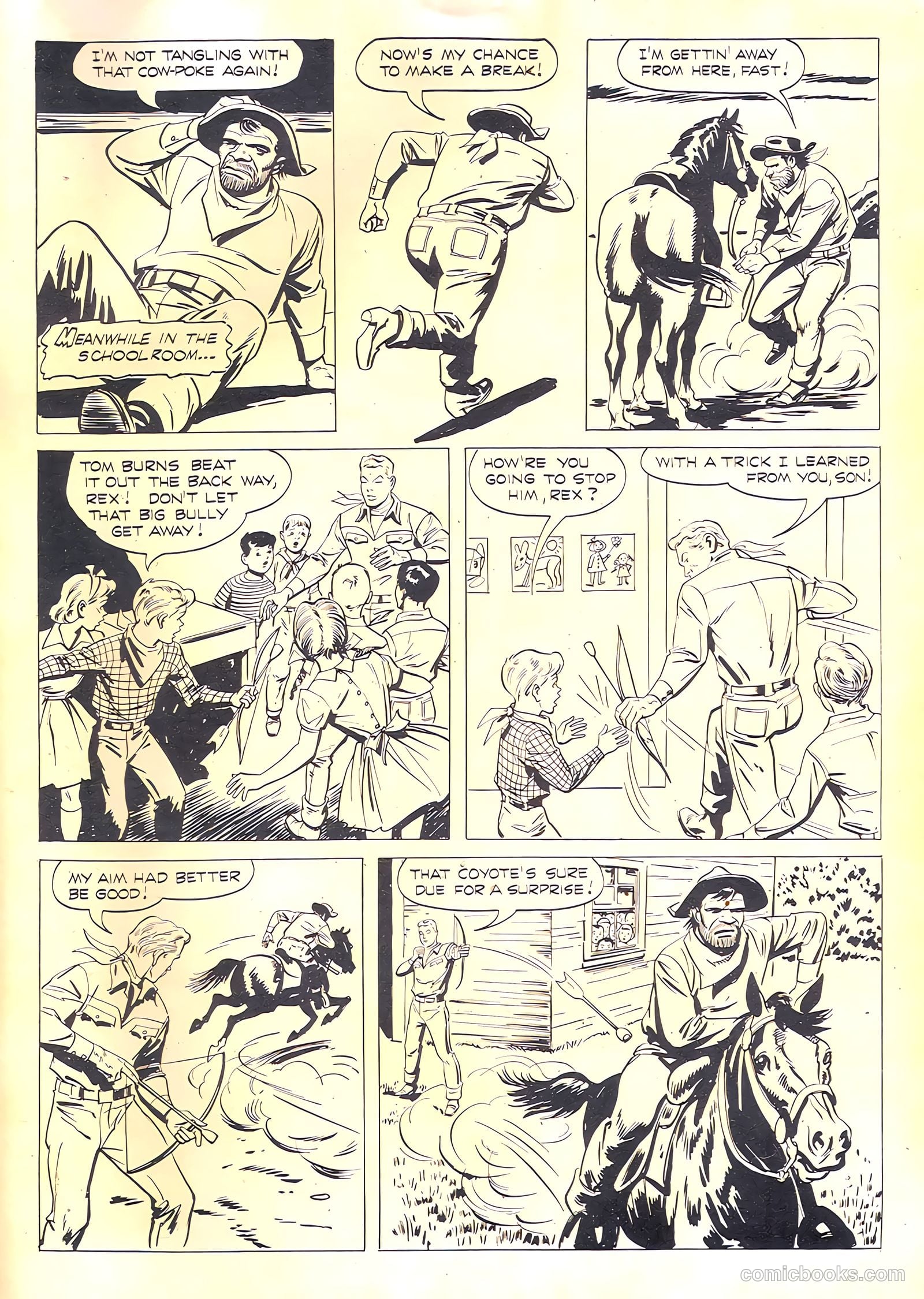 Rex Allen #13 (1954) — page 35 of 36