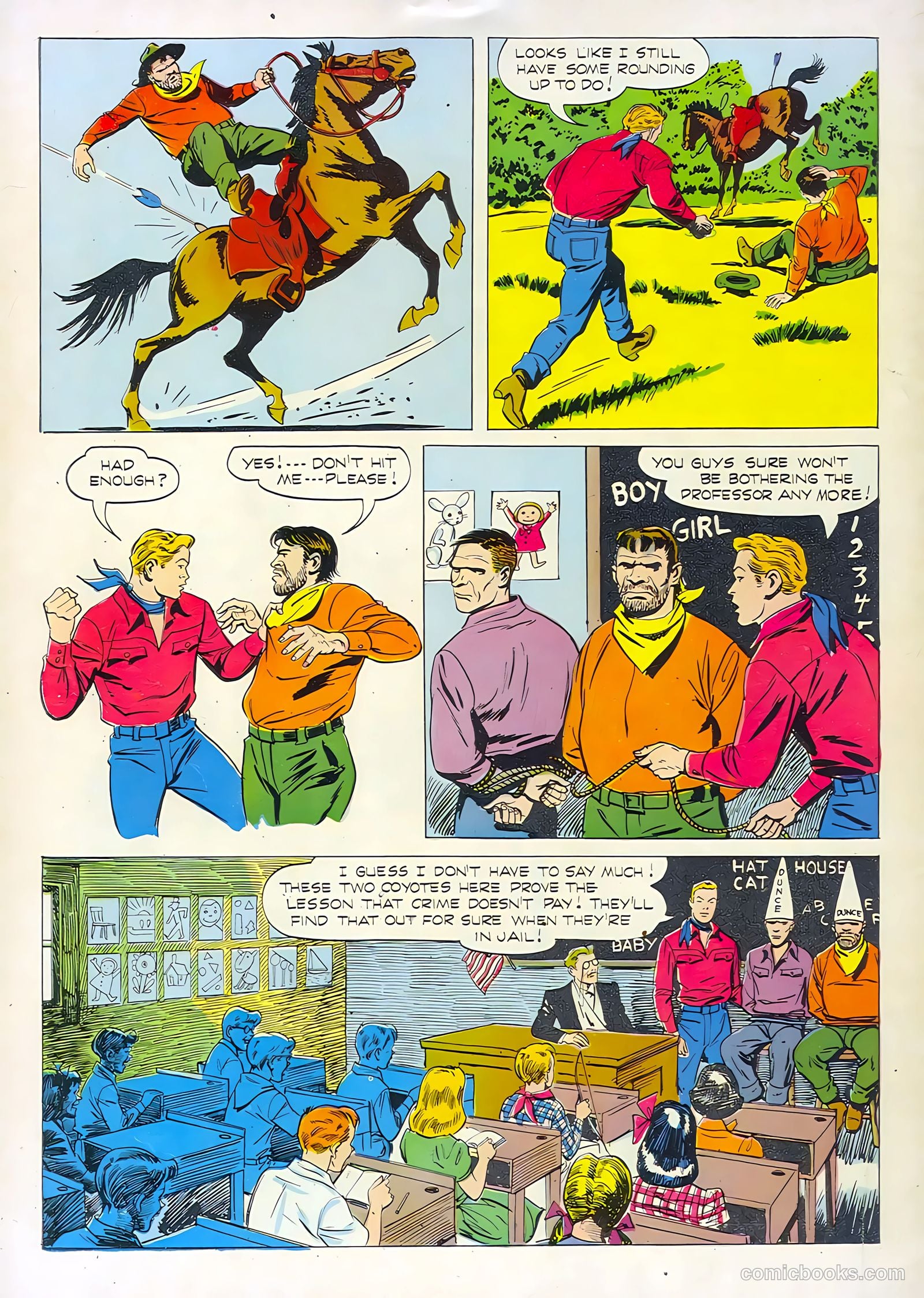 Rex Allen #13 (1954) — page 36 of 36