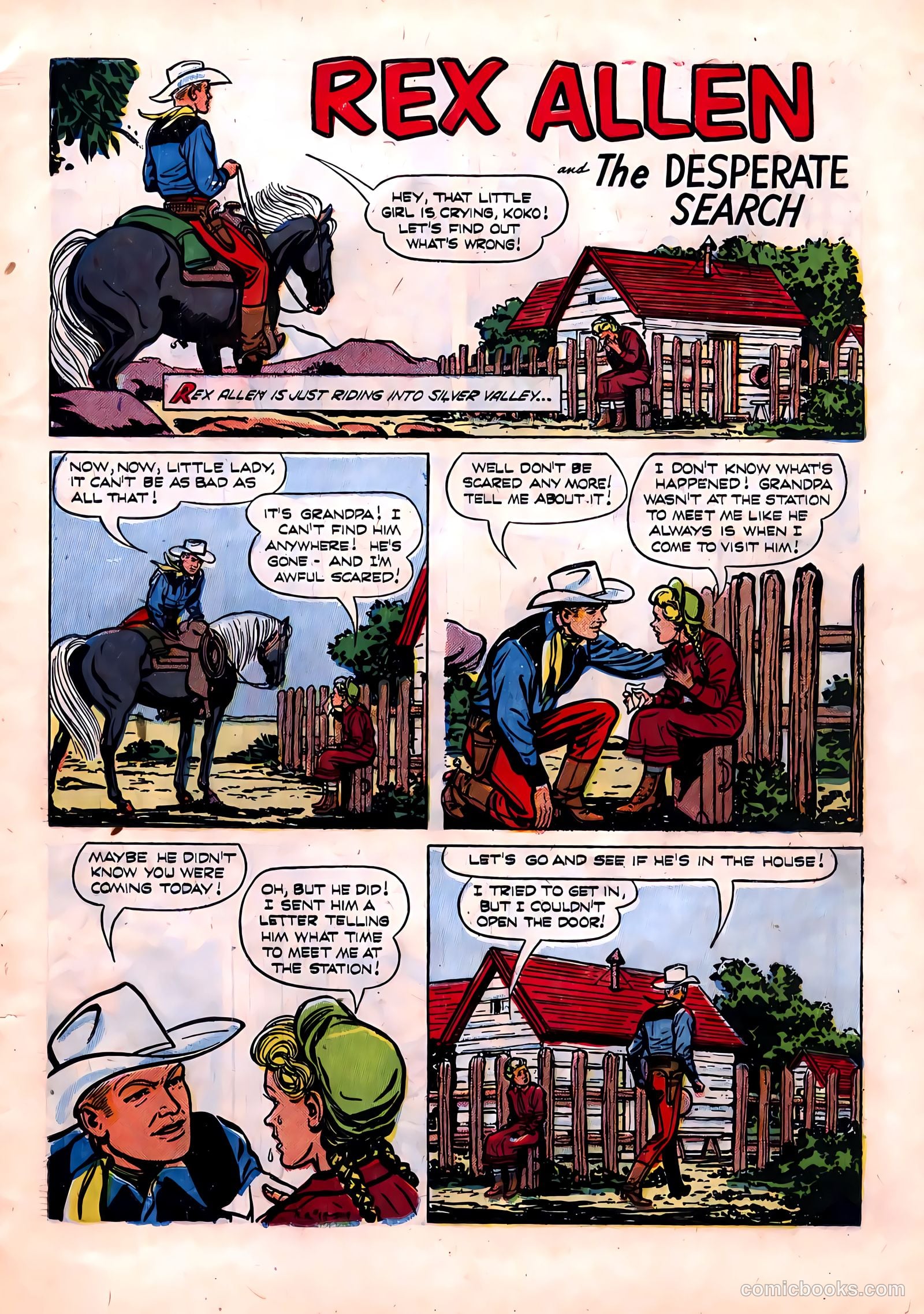 Rex Allen #14 (1954) — page 3 of 36