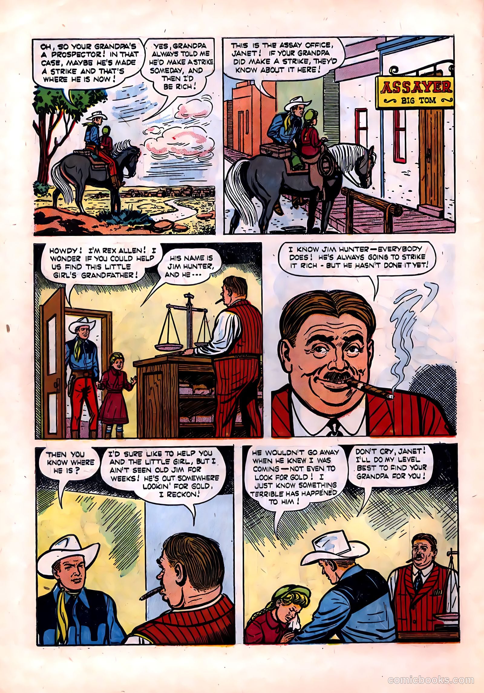 Rex Allen #14 (1954) — page 6 of 36