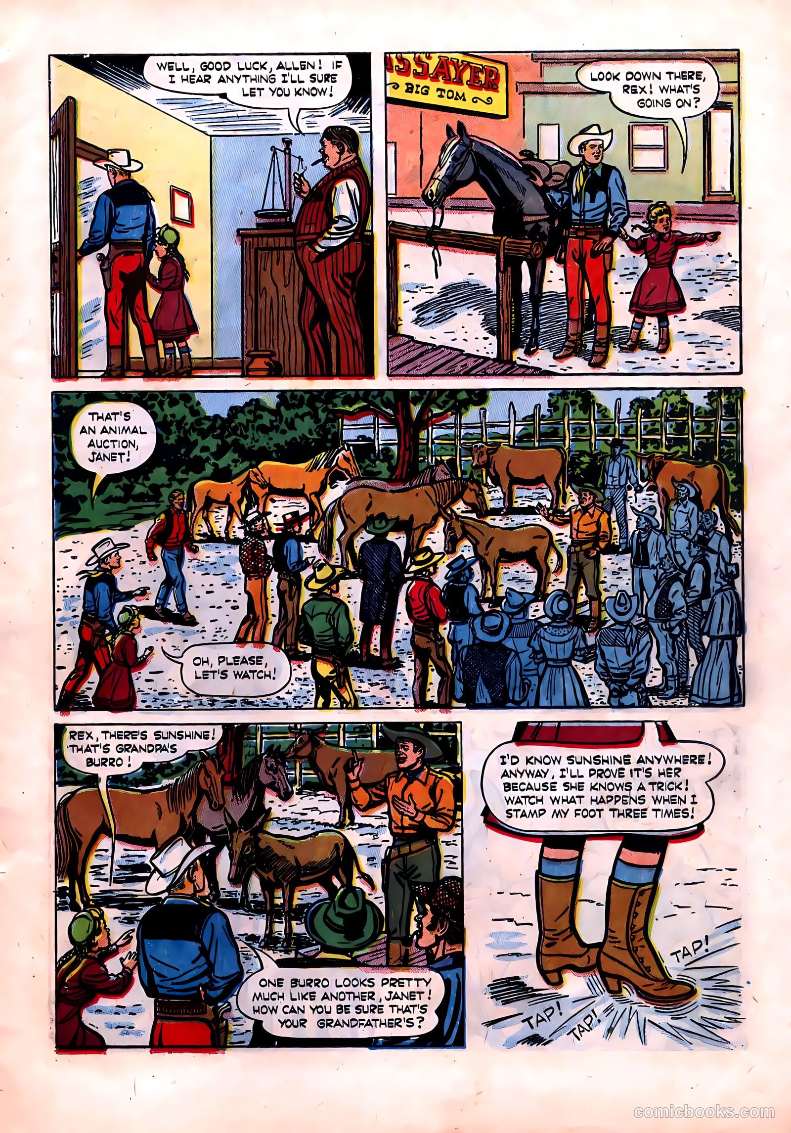 Rex Allen #14 (1954) — page 7 of 36