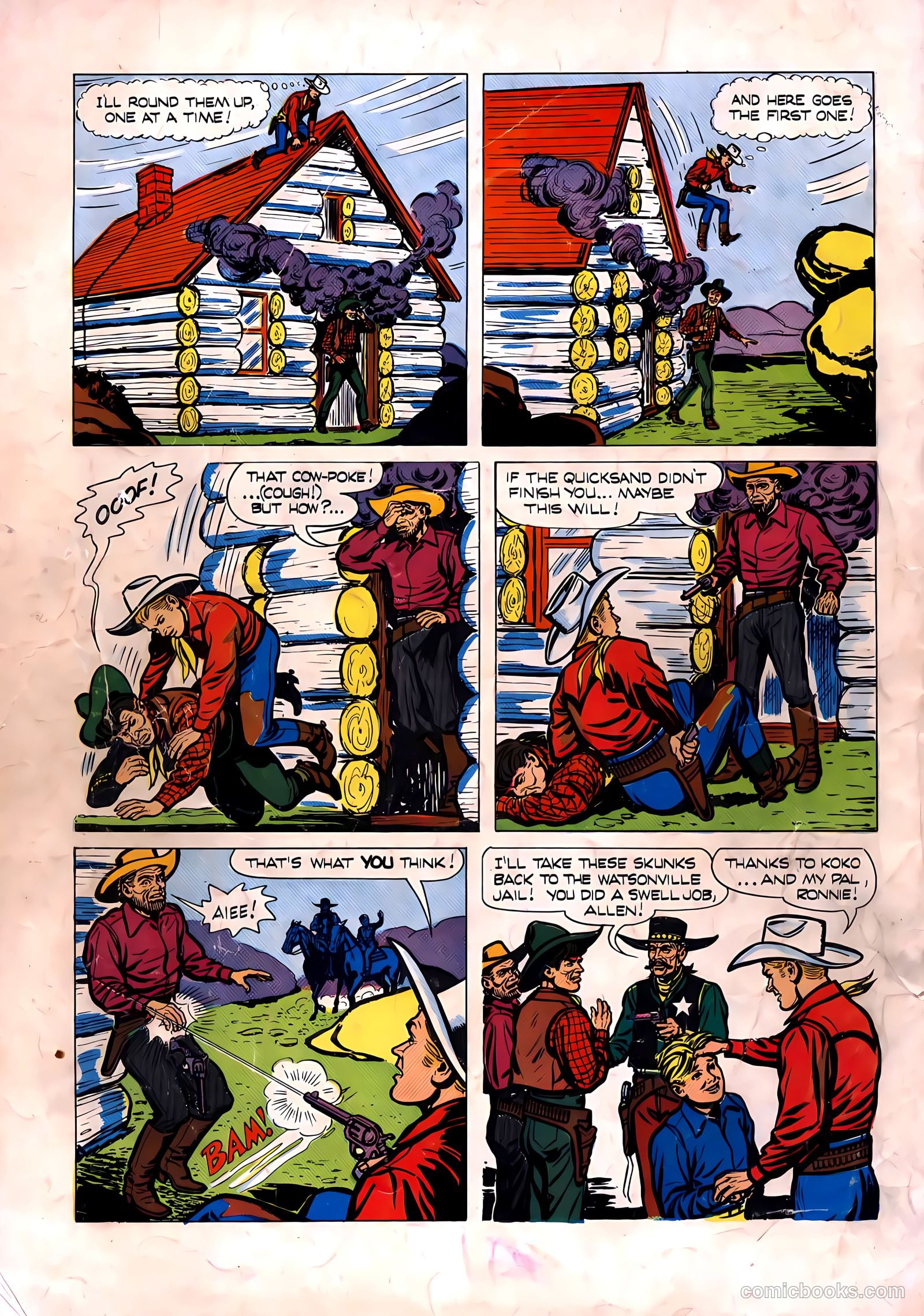 Rex Allen #14 (1954) — page 36 of 36