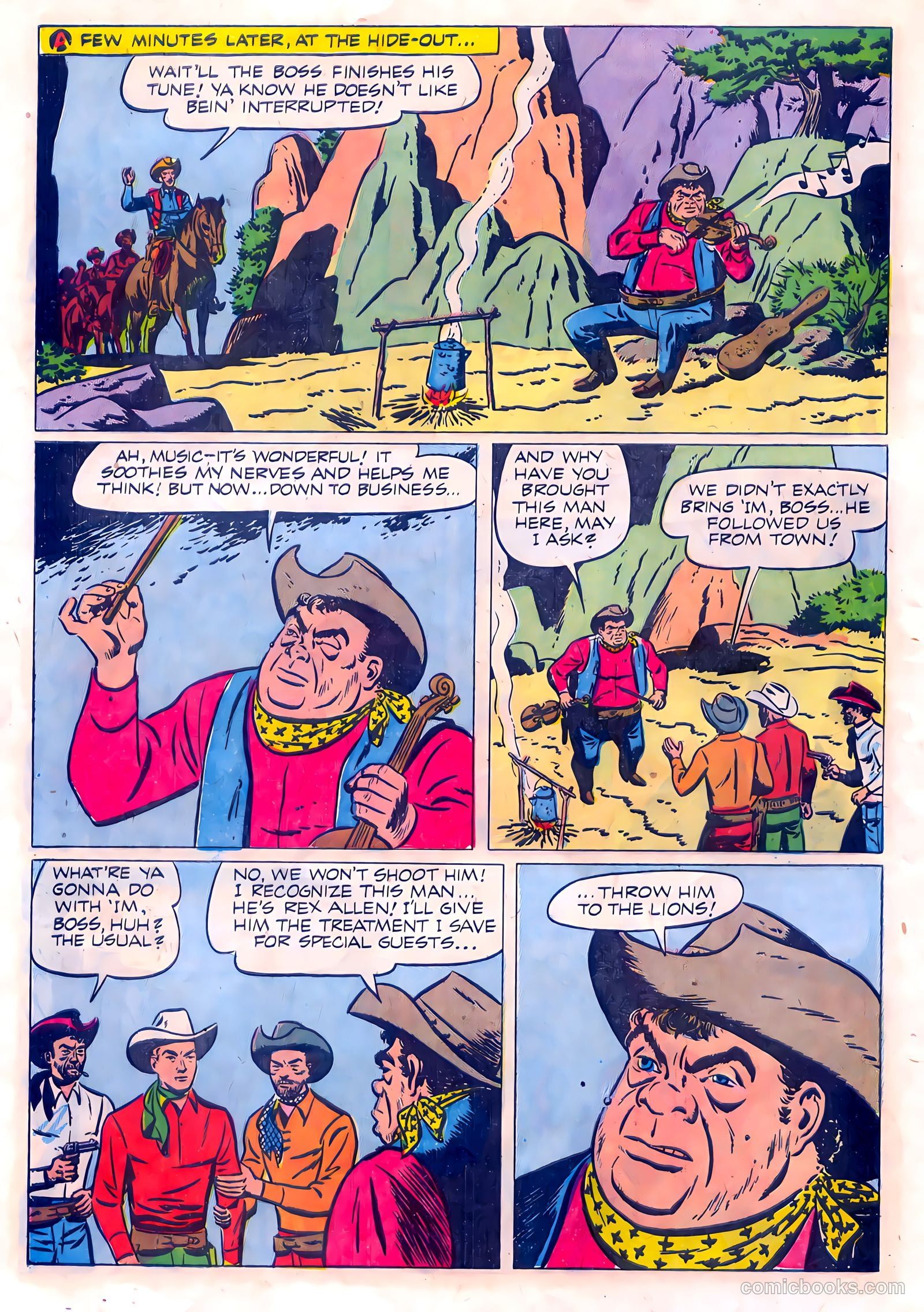 Rex Allen #15 (1955) — page 8 of 36