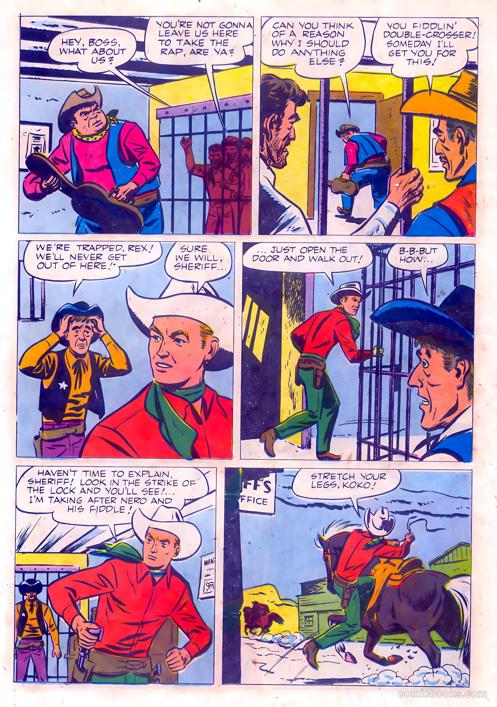 Rex Allen #15 (1955) — page 18 of 36